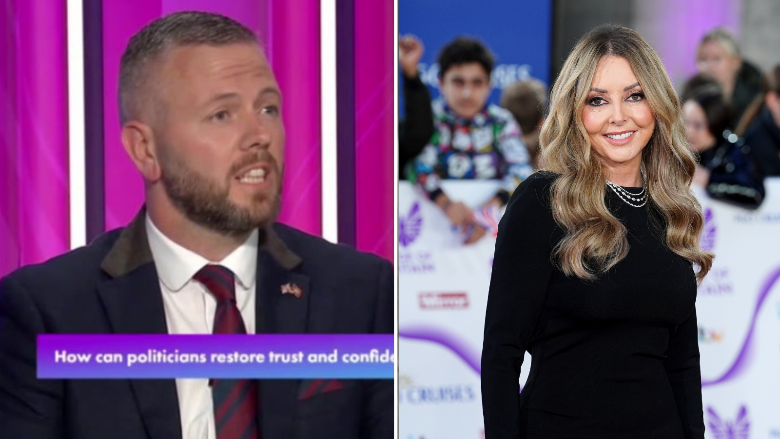 Robert Kenyon refused to apologise to Carol Vorderman