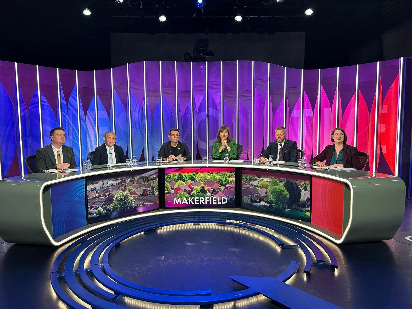 The candidates in the Makerfield by-election participate in a special episode of BBC’s Question Time (BBC)