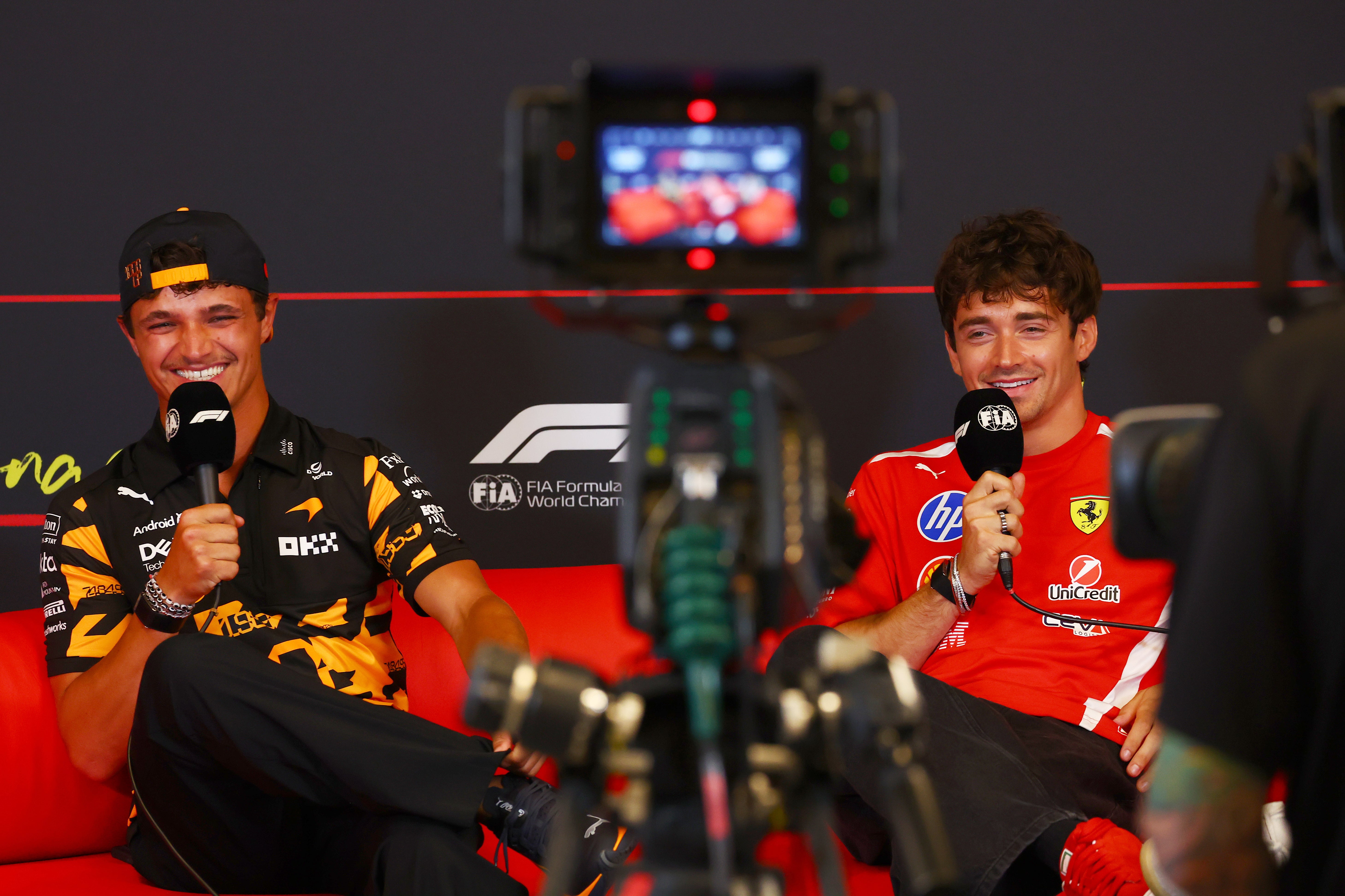 Lando Norris was rewarded for his loyalty to McLaren - will Leclerc have similar luck? (Getty)