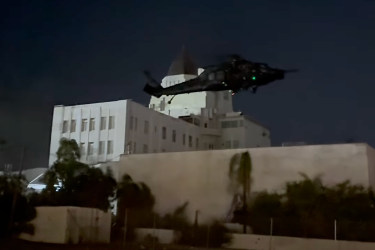 Quiet California neighborhood rocked by military war games in the middle of the night - including gunfire and helicopters