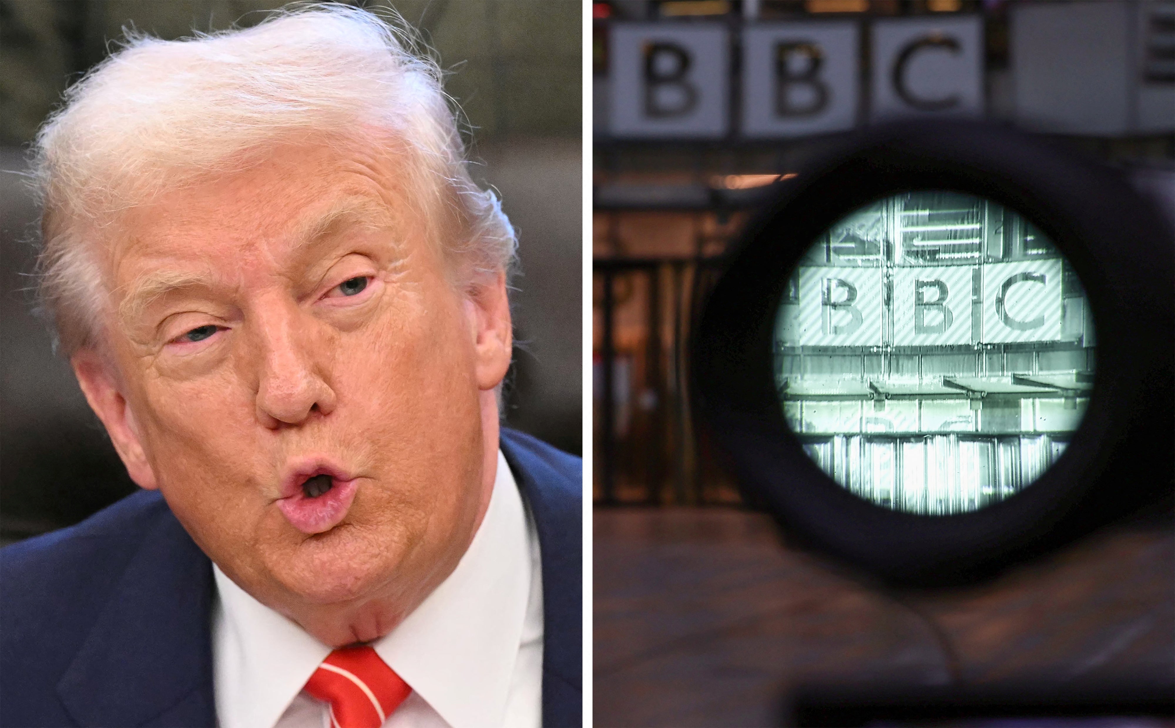 Trump has accused the publicly funded broadcaster of defaming him by splicing together parts of a January 6, 2021, speech to make it appear that he directed supporters to storm ​the U.S. Capitol
