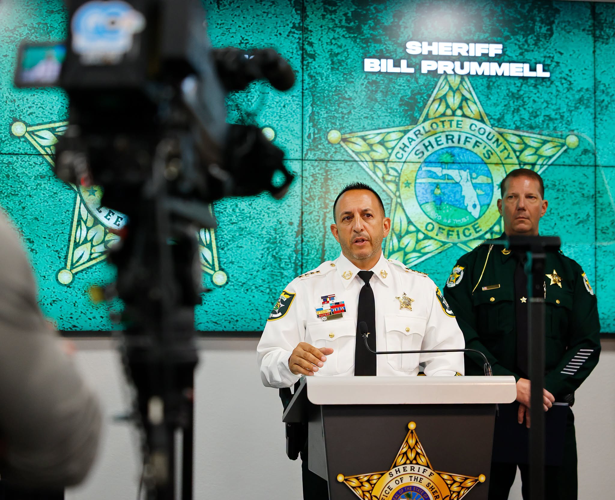 'This sorry excuse for a man left this woman exposed, discarded, and alone while he selfishly carried on with his life,' Lee County Sheriff Carmine Marceno said