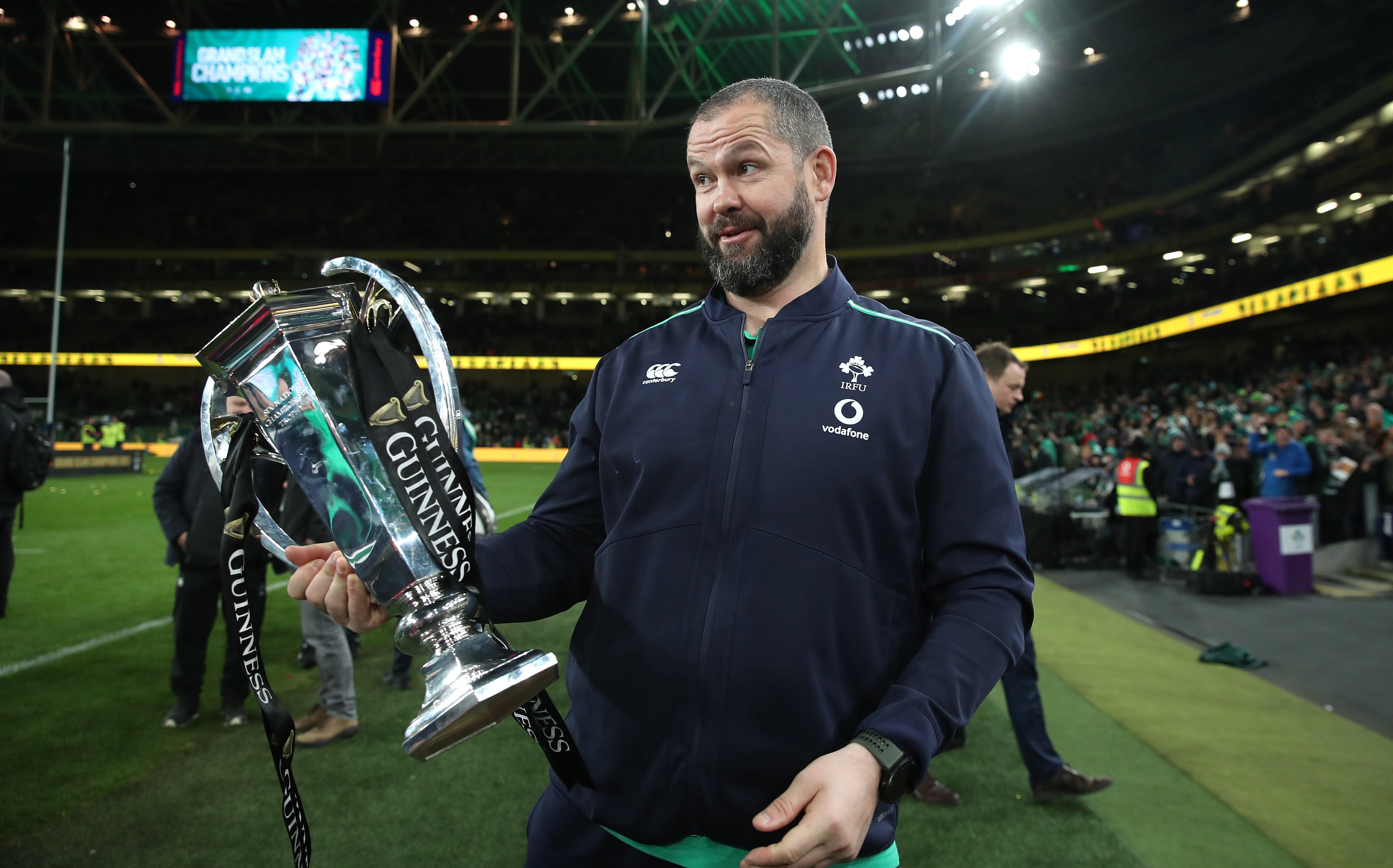 Andy Farrell has won two Six Nations titles with Ireland