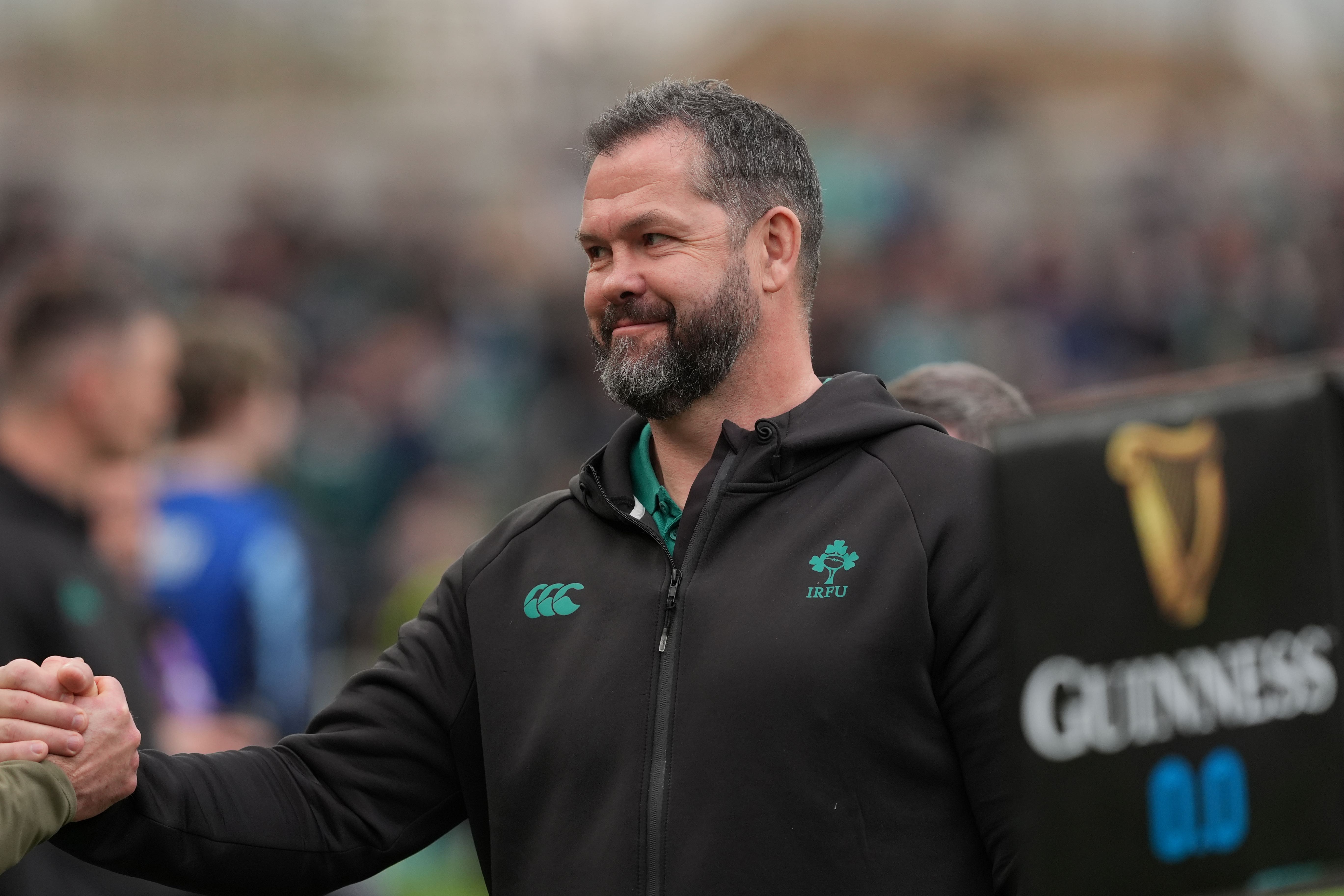 Andy Farrell and Ireland hope to end their World Cup quarter-final hoodoo (PA Wire)