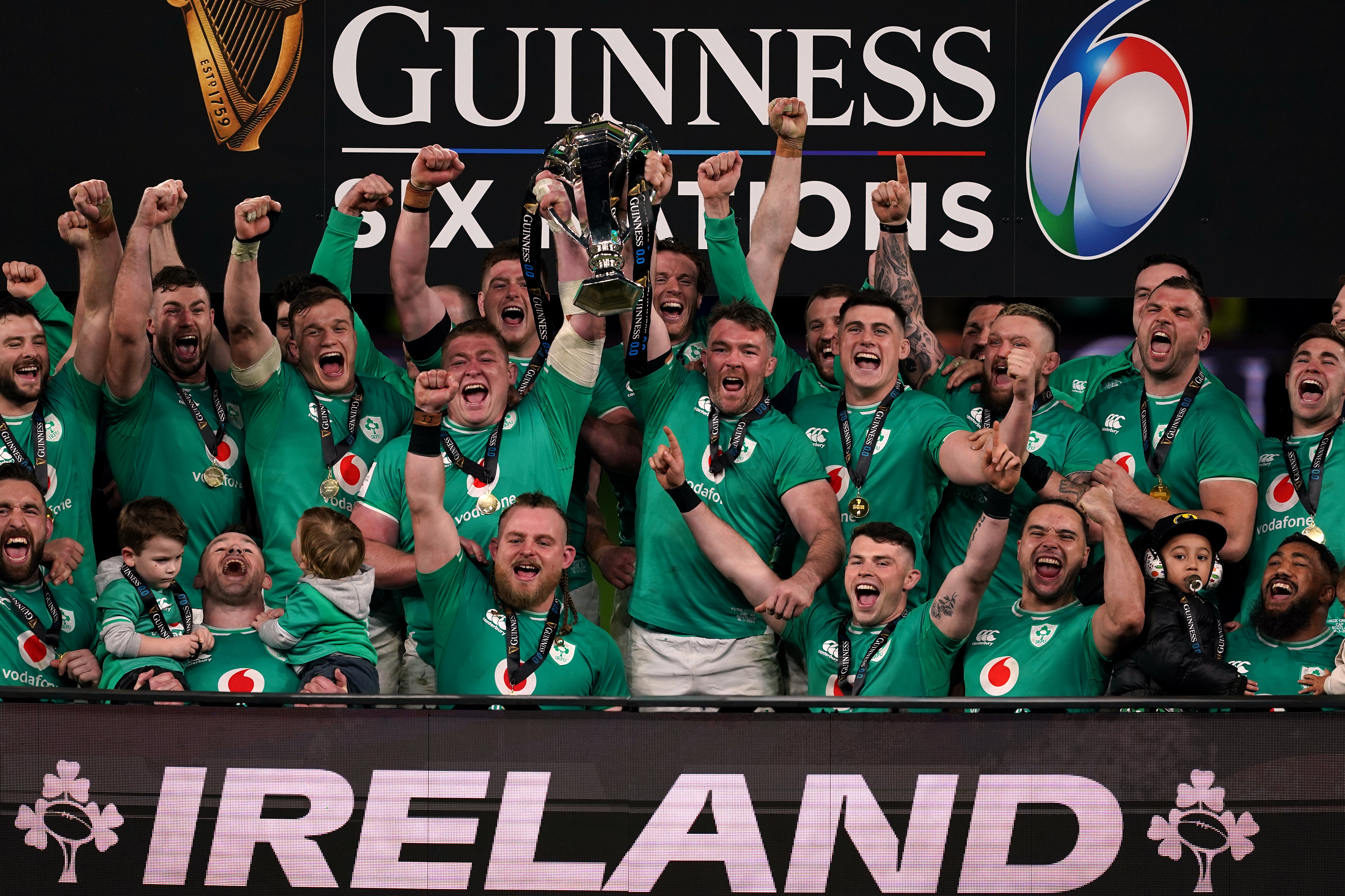 Ireland have won two Six Nations titles under Andy Farrell (Brian Lawless/PA) (PA Archive)
