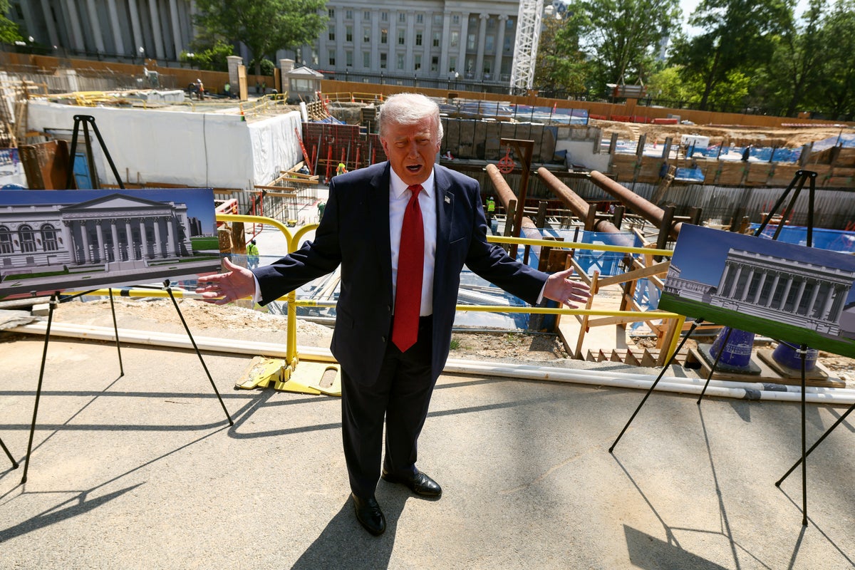 Trump rants on Truth Social as his White House ballroom dream runs into a lawsuit