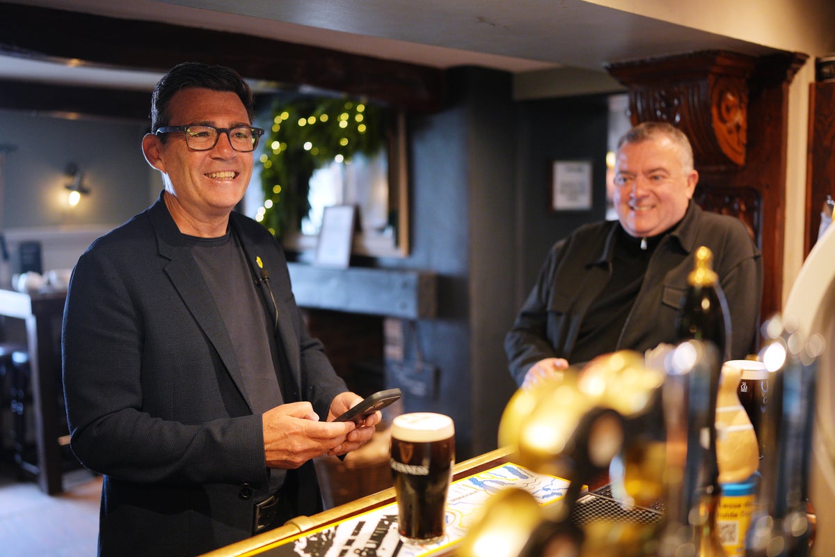 Andy Burnham pledges to cut business rates for pubs, cafes and other small businesses if he becomes PM