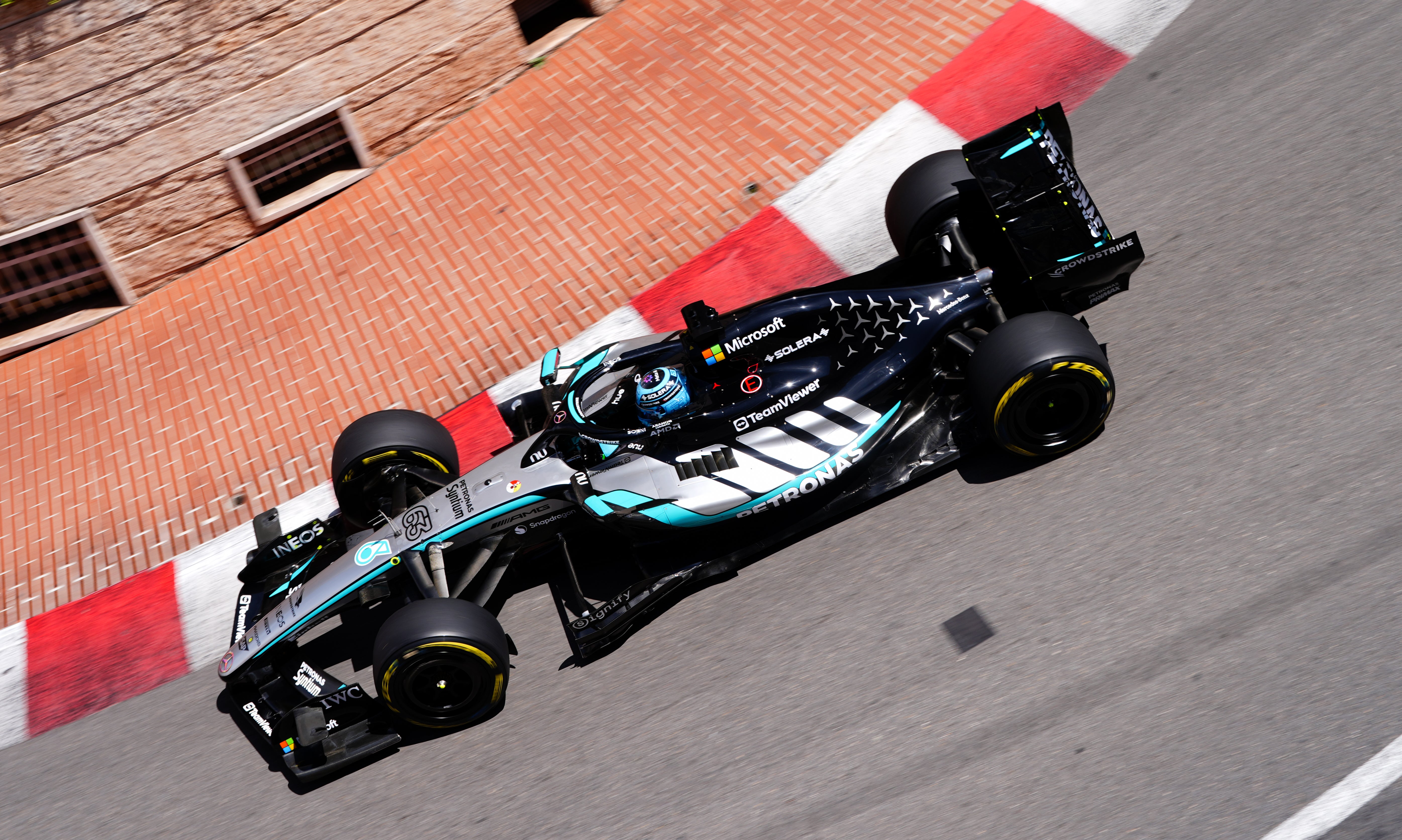 George Russell is preparing for the Monaco Grand Prix this weekend (PA)
