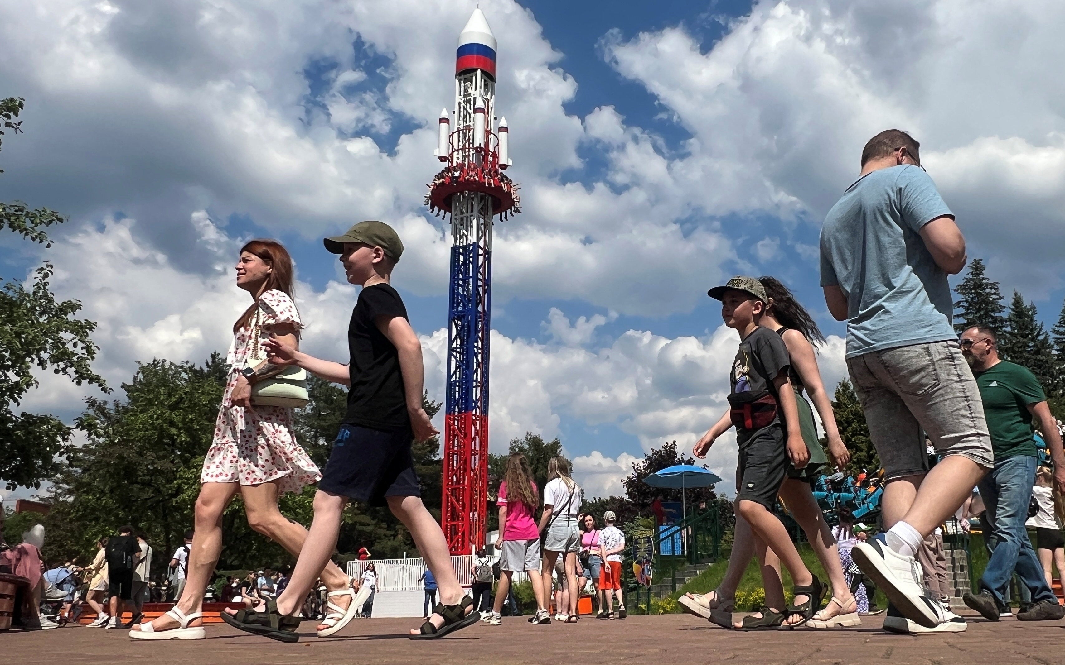 The amusement park is in Saint Petersburg (Reuters)