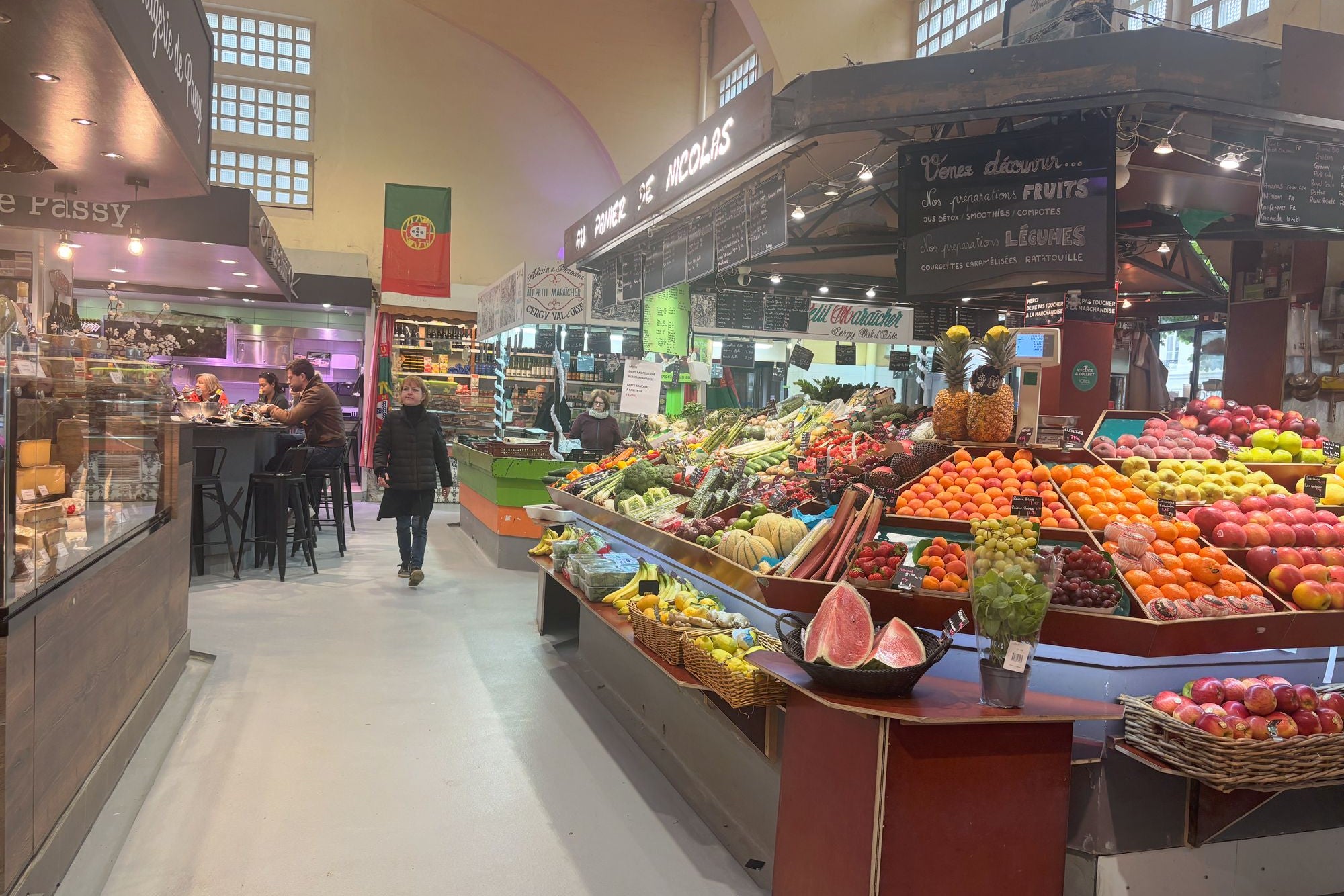 Paris has a large Portuguese community so delicacies from Portugal can be picked up in Passy (Amelia Neath/The Independent)