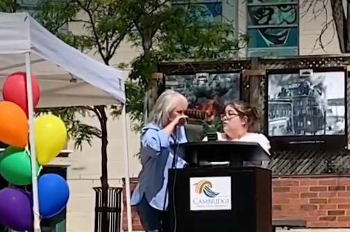 ‘I’m not going to allow you to continue’: Mayor interrupts nonbinary teen’s Pride speech