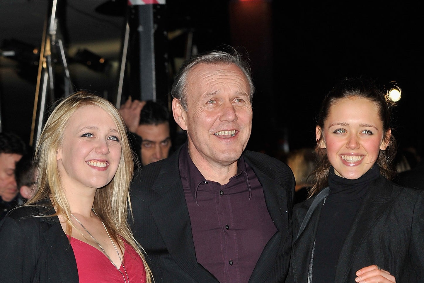 Head with his daughters Emily (left) and Daisy in 2012 (Getty)