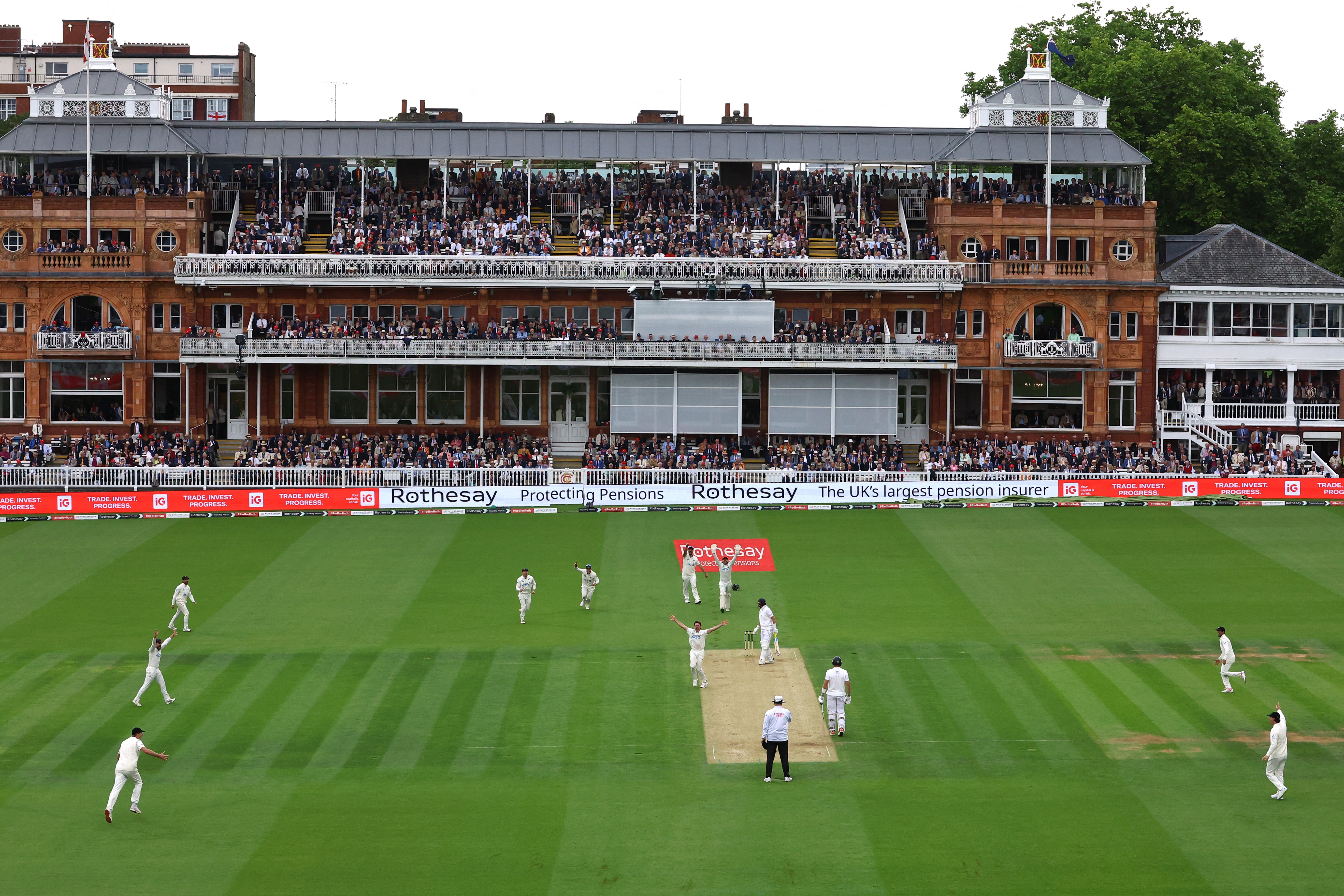 The Lord's surface was the focus on the second day of the Test summer (Reuters)