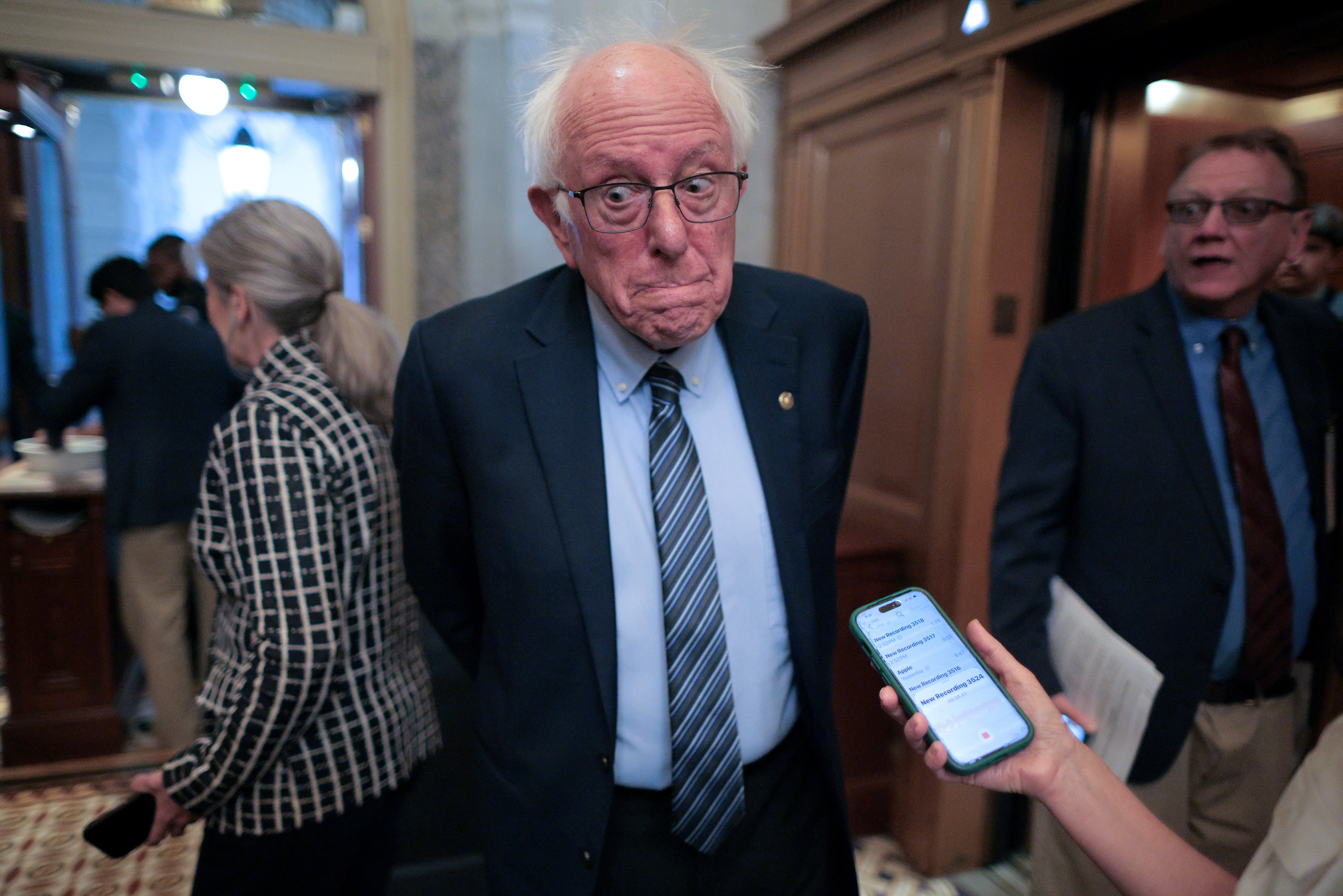 Sen. Bernie Sanders (I-Vt.) has vocally defended Platner, a political protege.