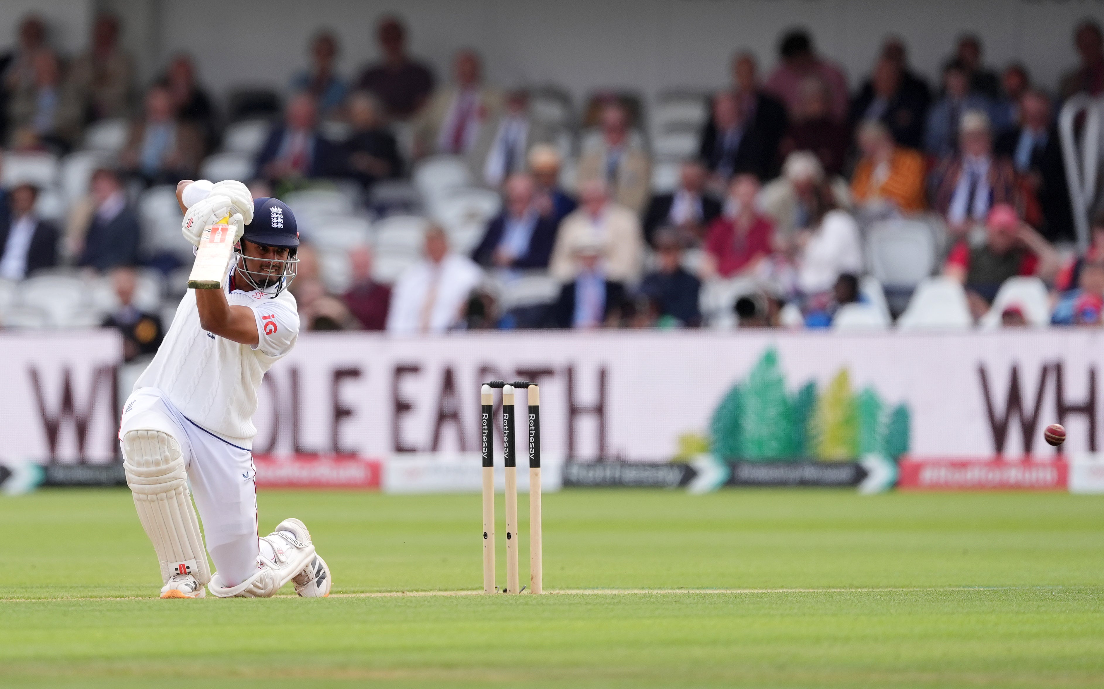 Emilio Gay in action on day two (Ben Whitley/PA)