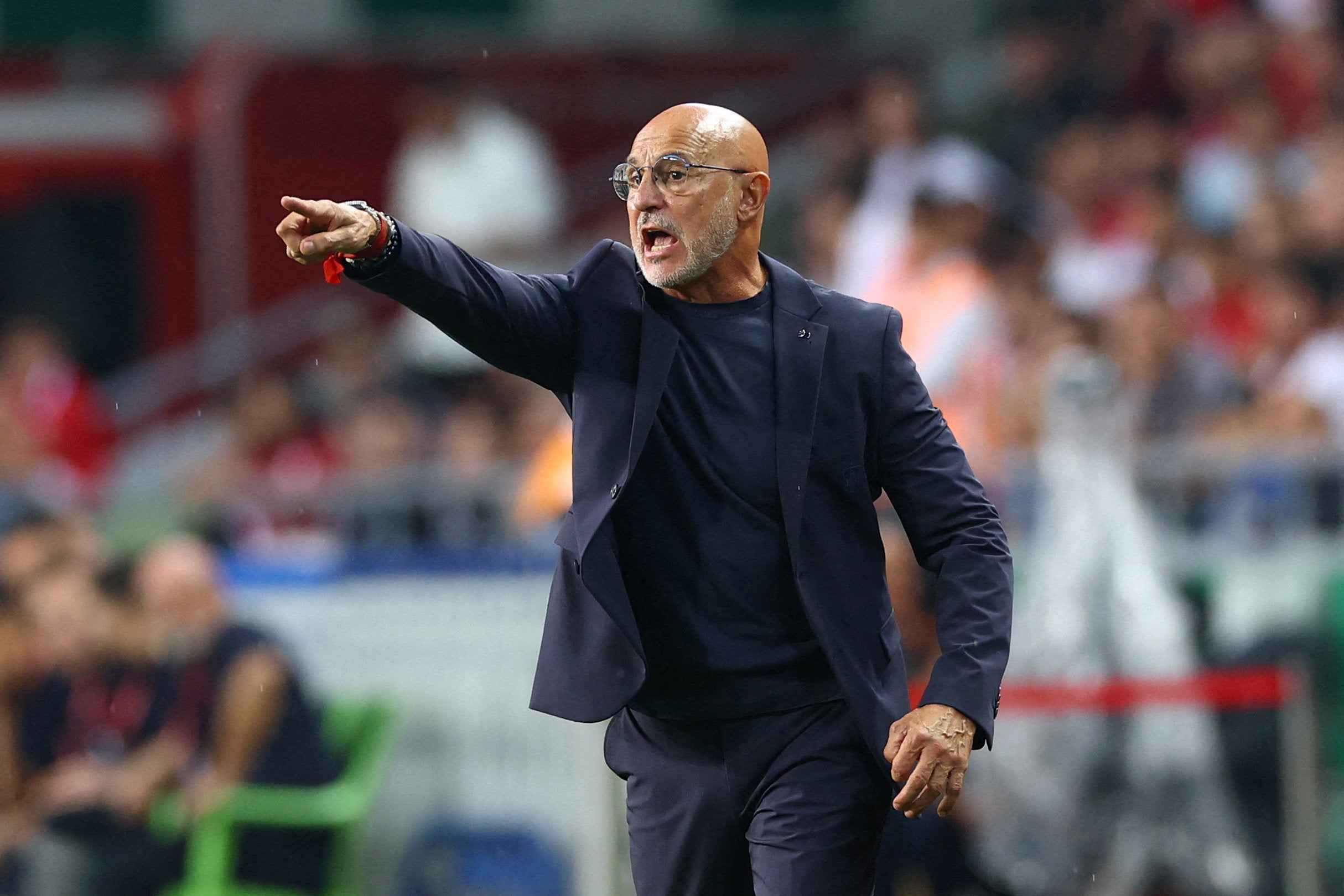 Luis de la Fuente was appointed as Spain manager in 2022, having previously led the U21 and U23 sides (Reuters)