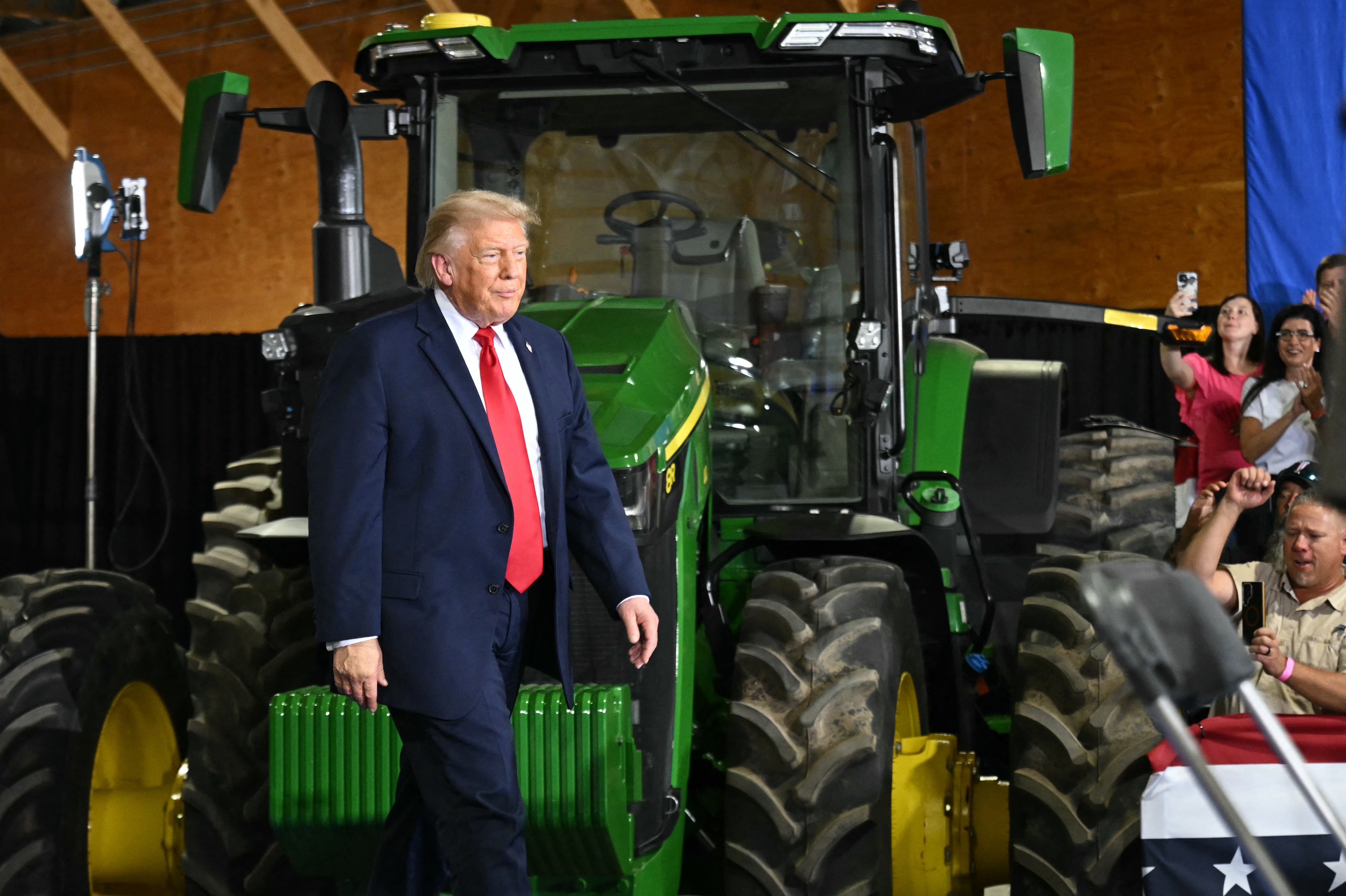 President Donald Trump’s support among rural Americans has plunged dramatically since he took office, according to a new poll