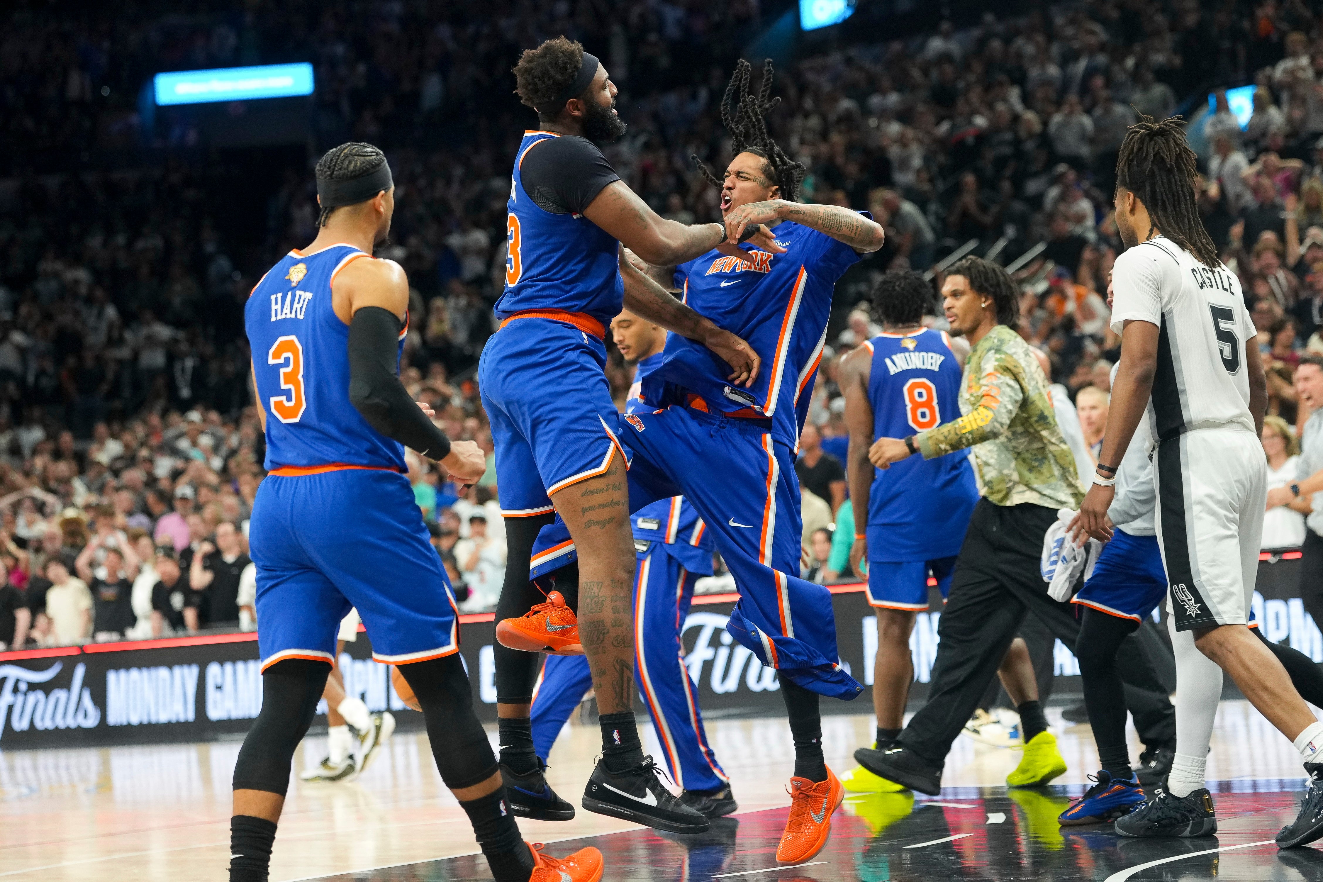 Victor Wembanyama misses crucial shot as Knicks hold off Spurs fightback to take 2-0 NBA Finals lead