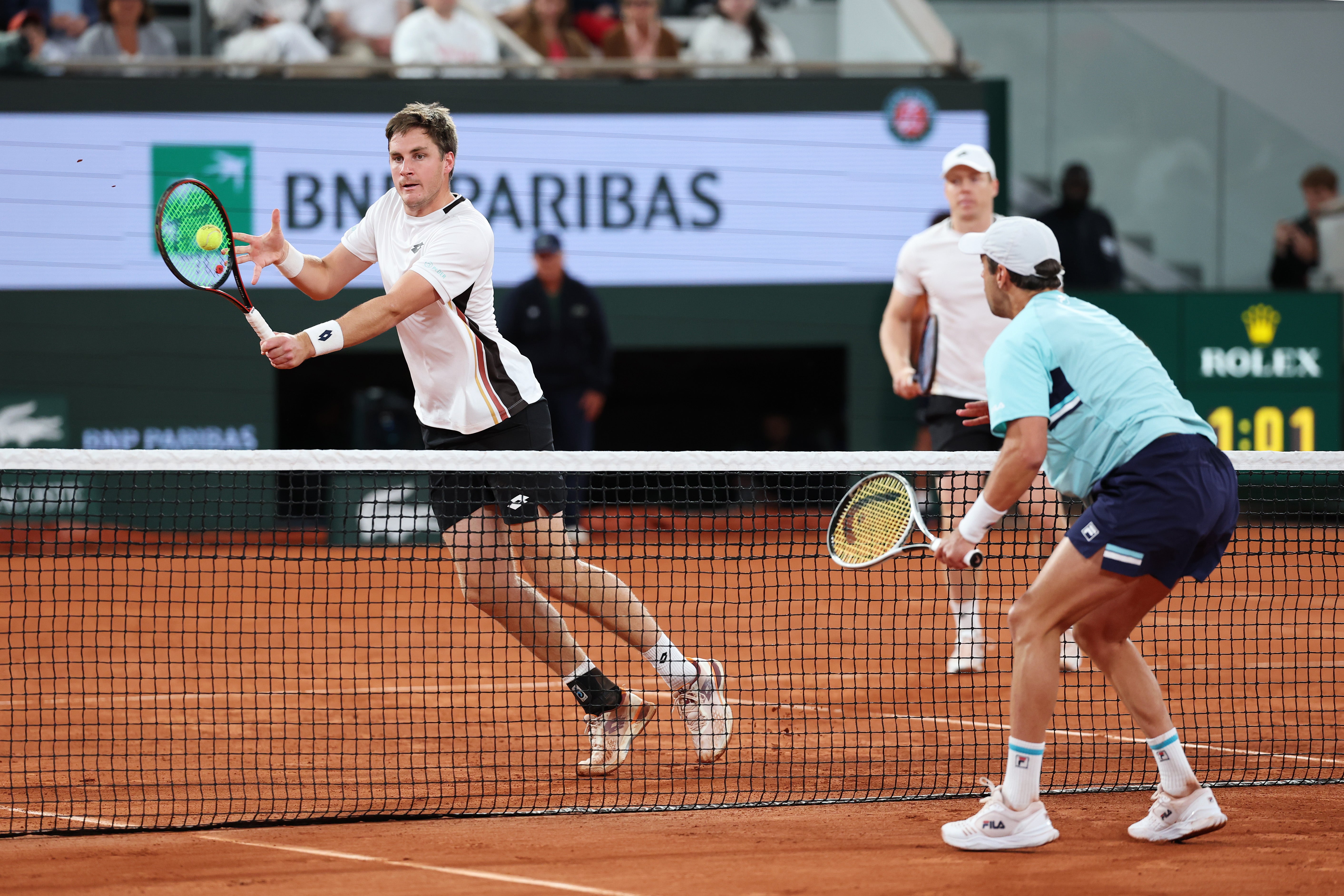 Briton Henry Patten and his Finnish partner Harri Heliovaara fell to a straight-sets defeat in the French Open men’s doubles final