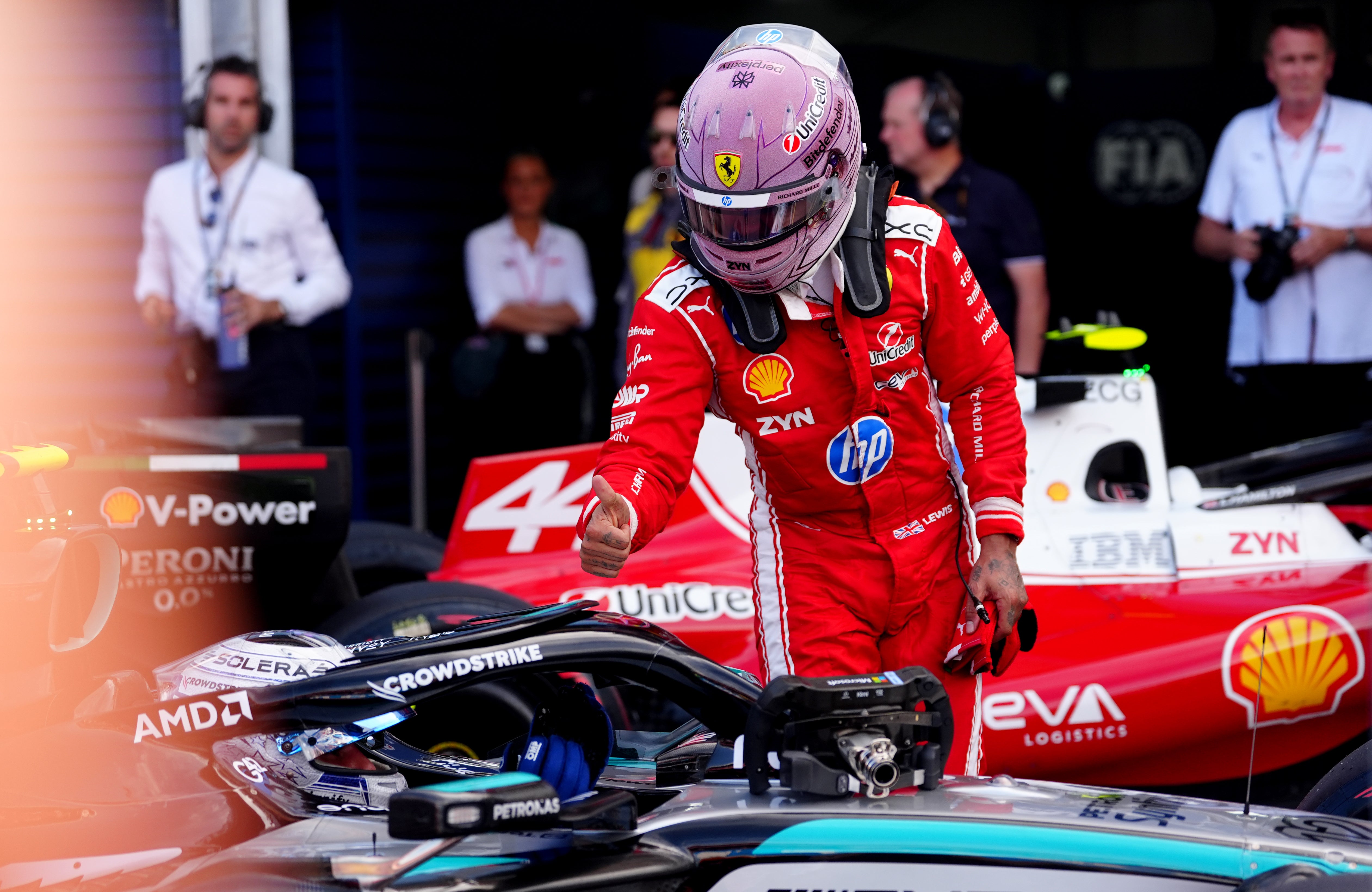 Lewis Hamilton claimed a respectable P3