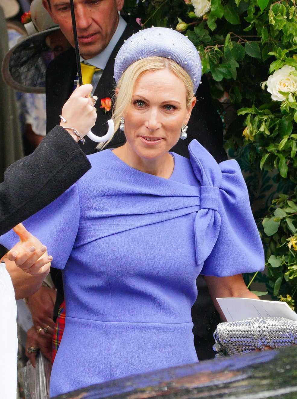 Zara Tindall is the groom’s sister (Ben Birchall/PA)