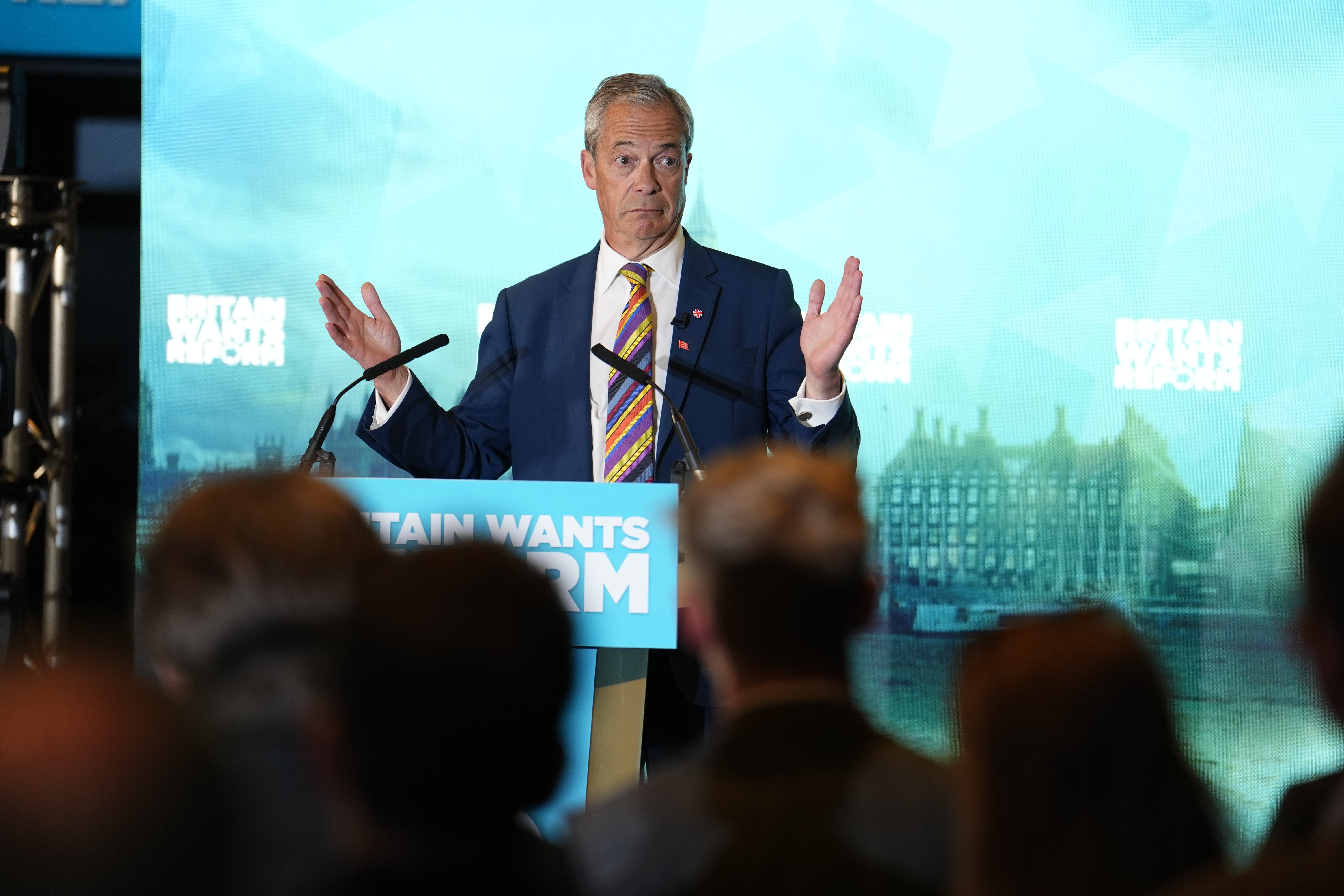 Mr Farage’s Reform UK has removed the posts (PA) (PA Wire)