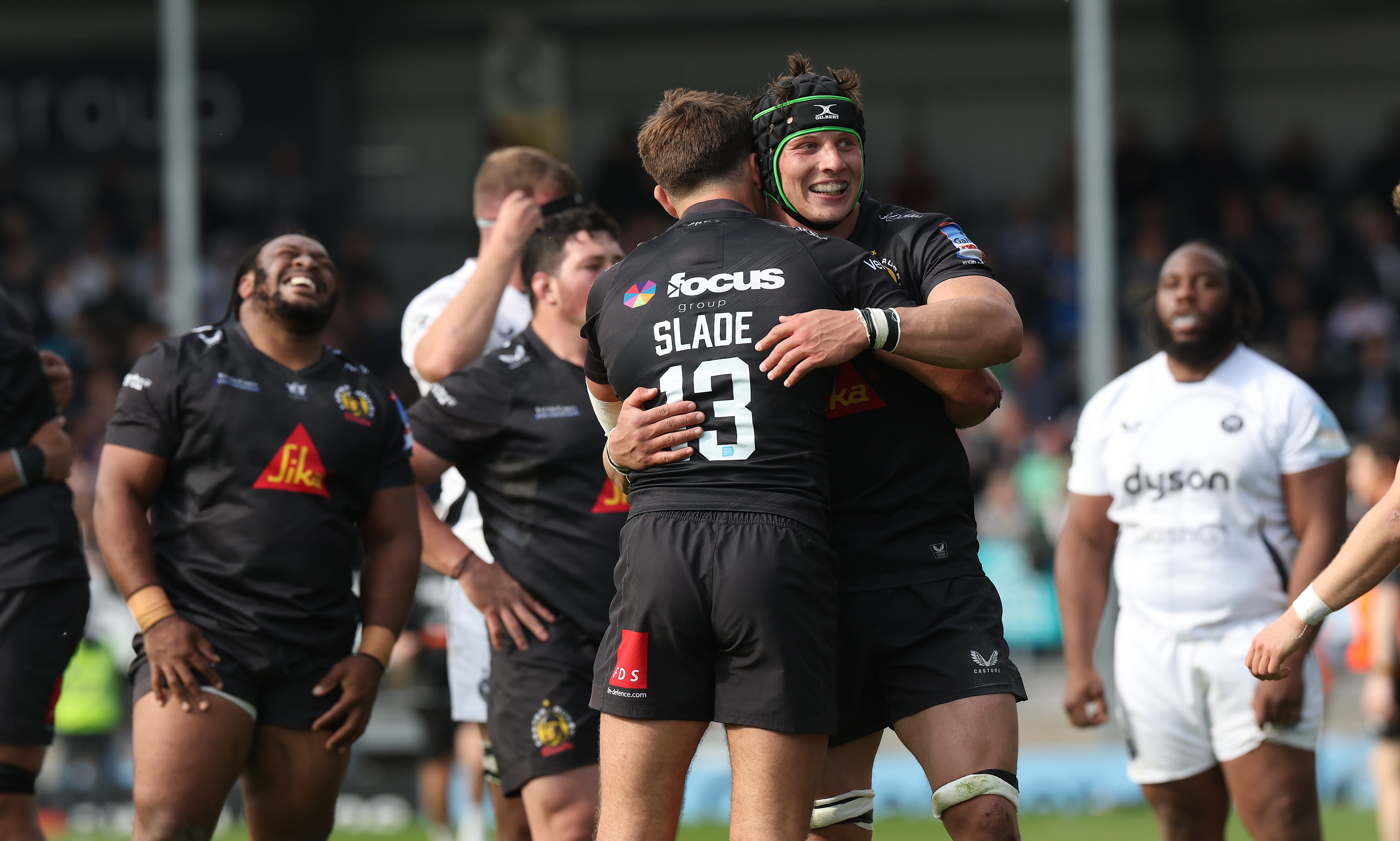 Henry Slade led Exeter into the Prem semi-finals (Getty)
