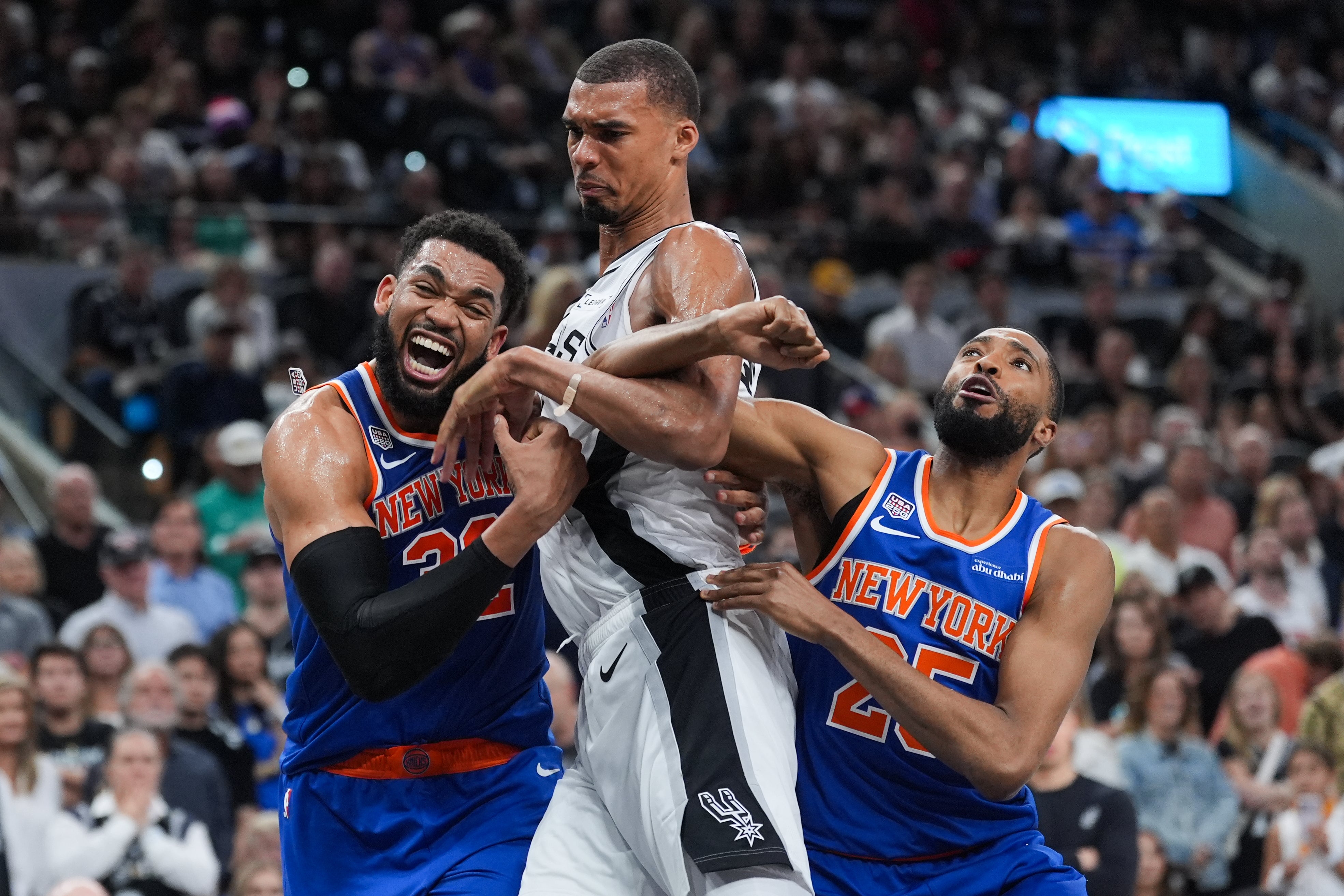 APTOPIX NBA Finals Knicks Spurs Basketball
