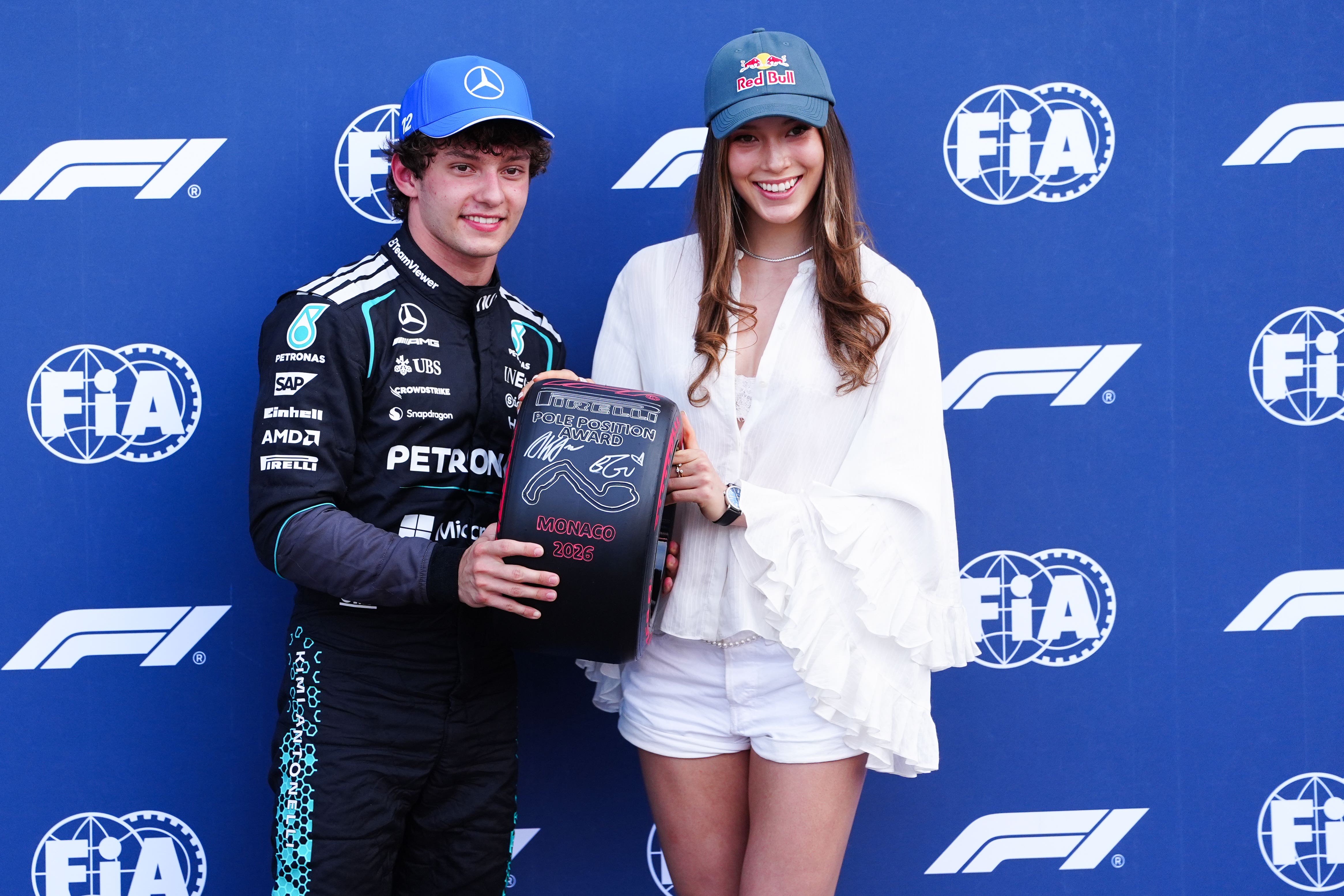 Kimi Antonelli is on pole position for the Monaco Grand Prix (David Davies/PA)