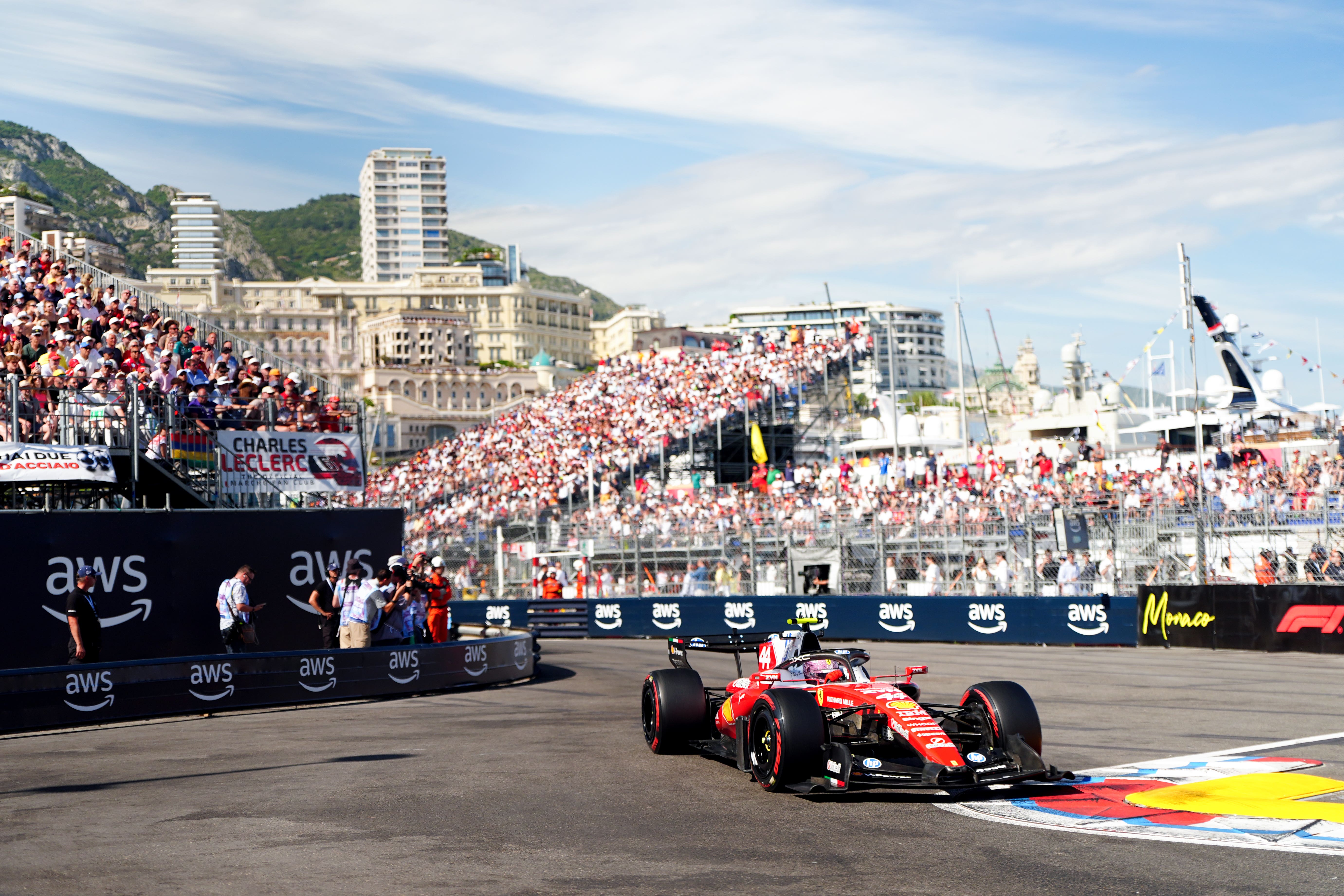 Lewis Hamilton will start from third position for the Monaco Grand Prix (David Davies/PA) (PA Wire)
