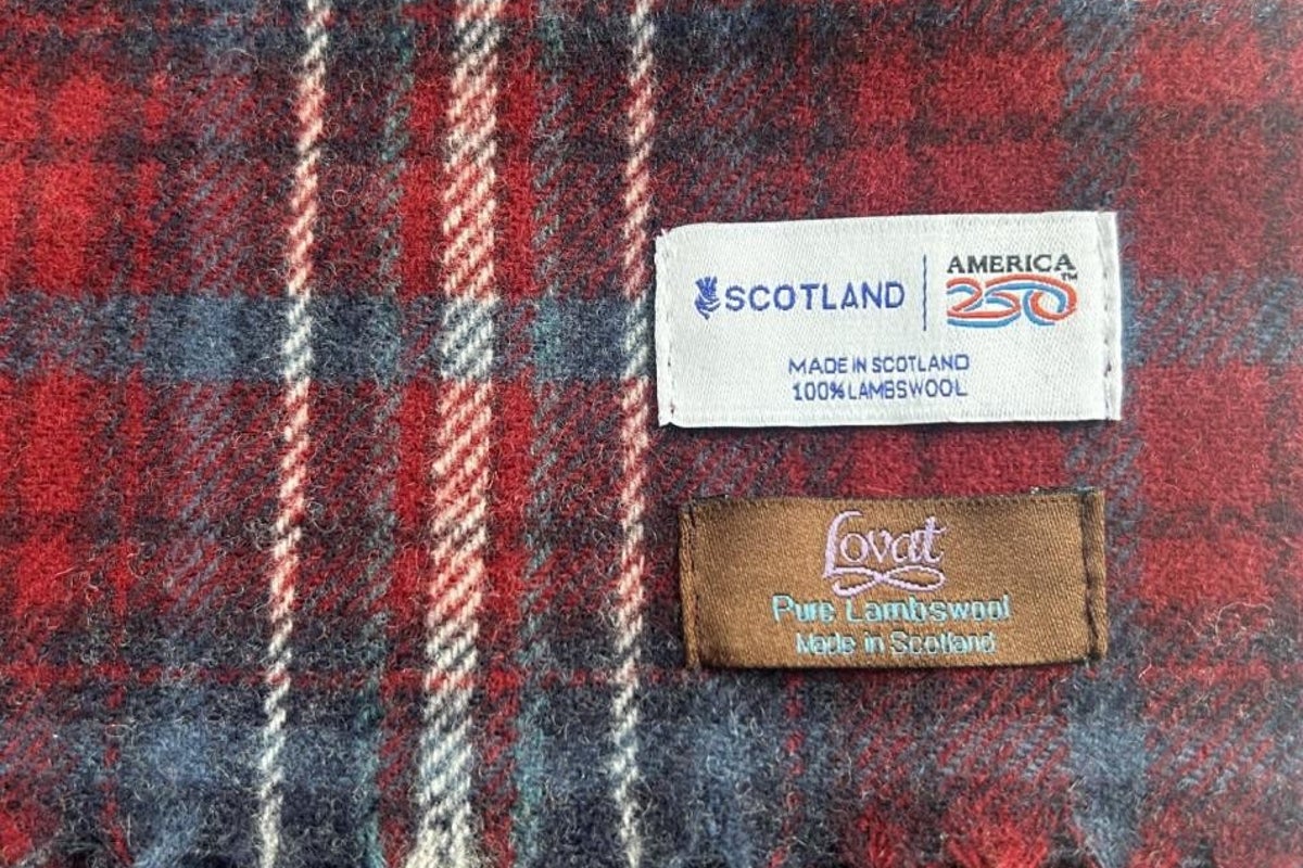 Novo tartan celebra a ‘conexão duradoura’ da Escócia e dos EUA antes da Copa do Mundo