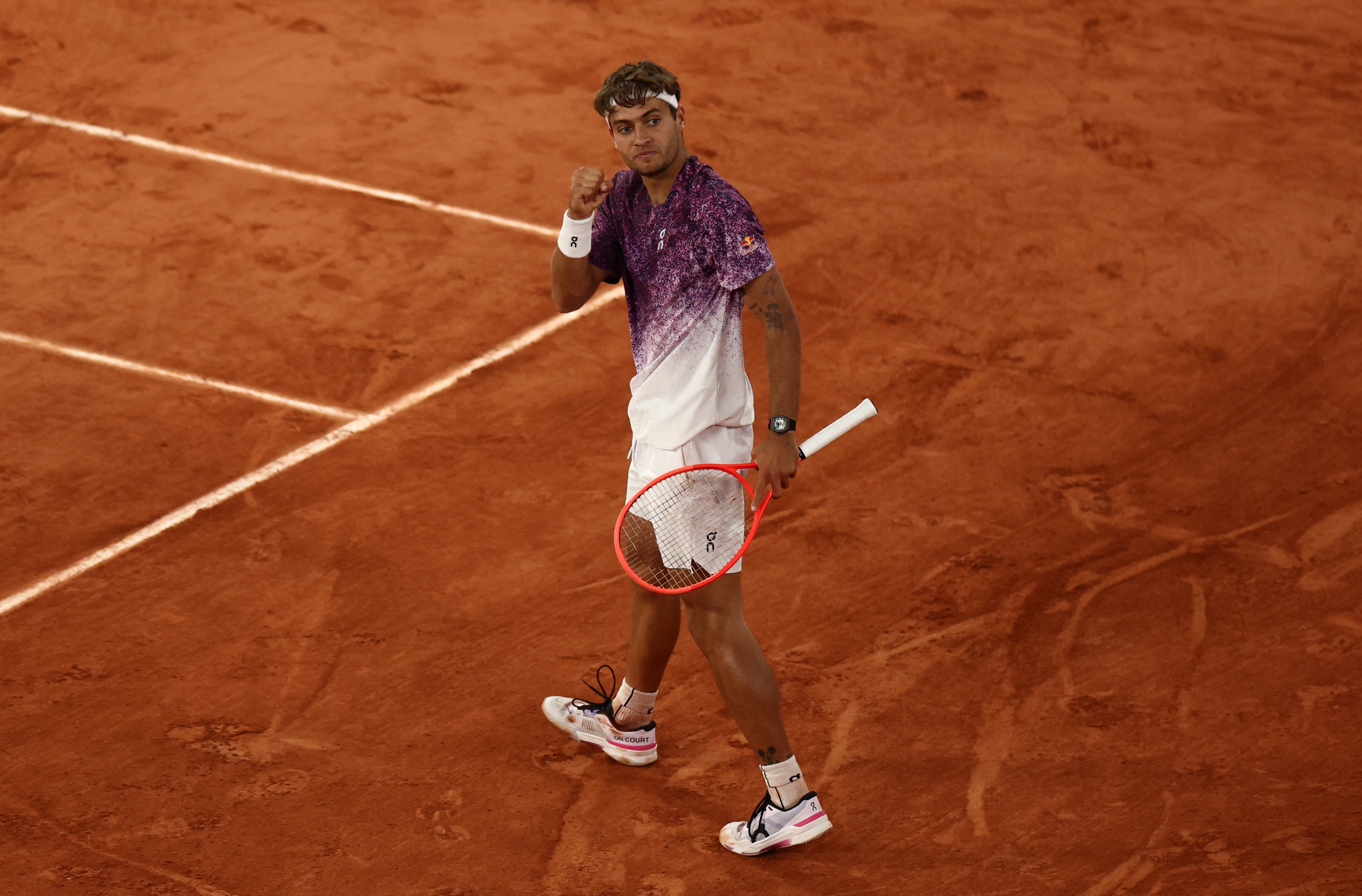 Cobolli beat Auger-Aliassime, the highest seed left in his half, in four sets