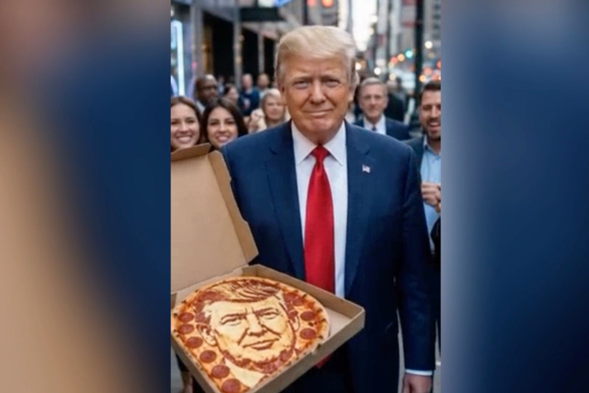 Trump shares bizarre AI video of himself riding a camel and 