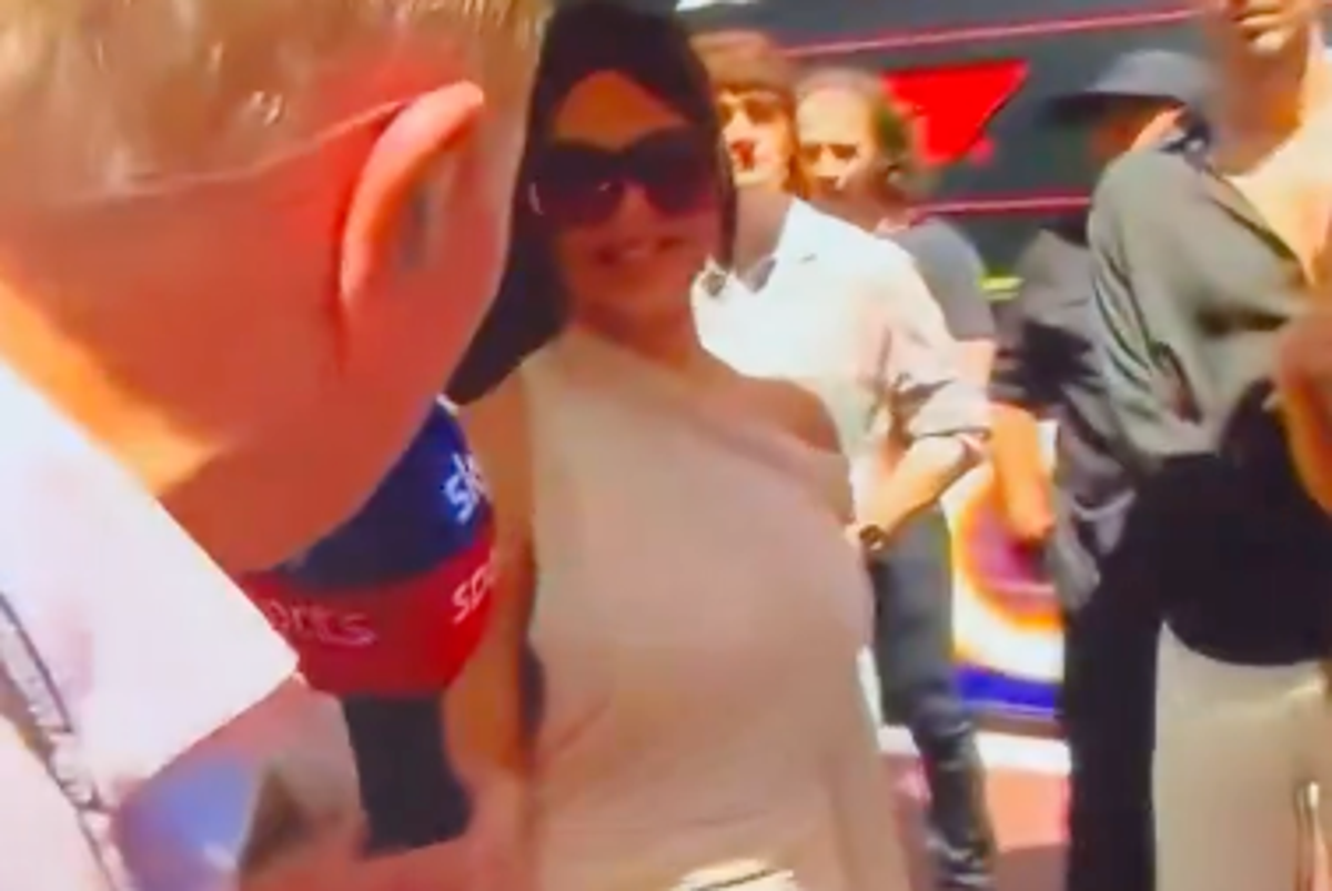 Kim Kardashian ignores Martin Brundle in awkward F1 grid enc