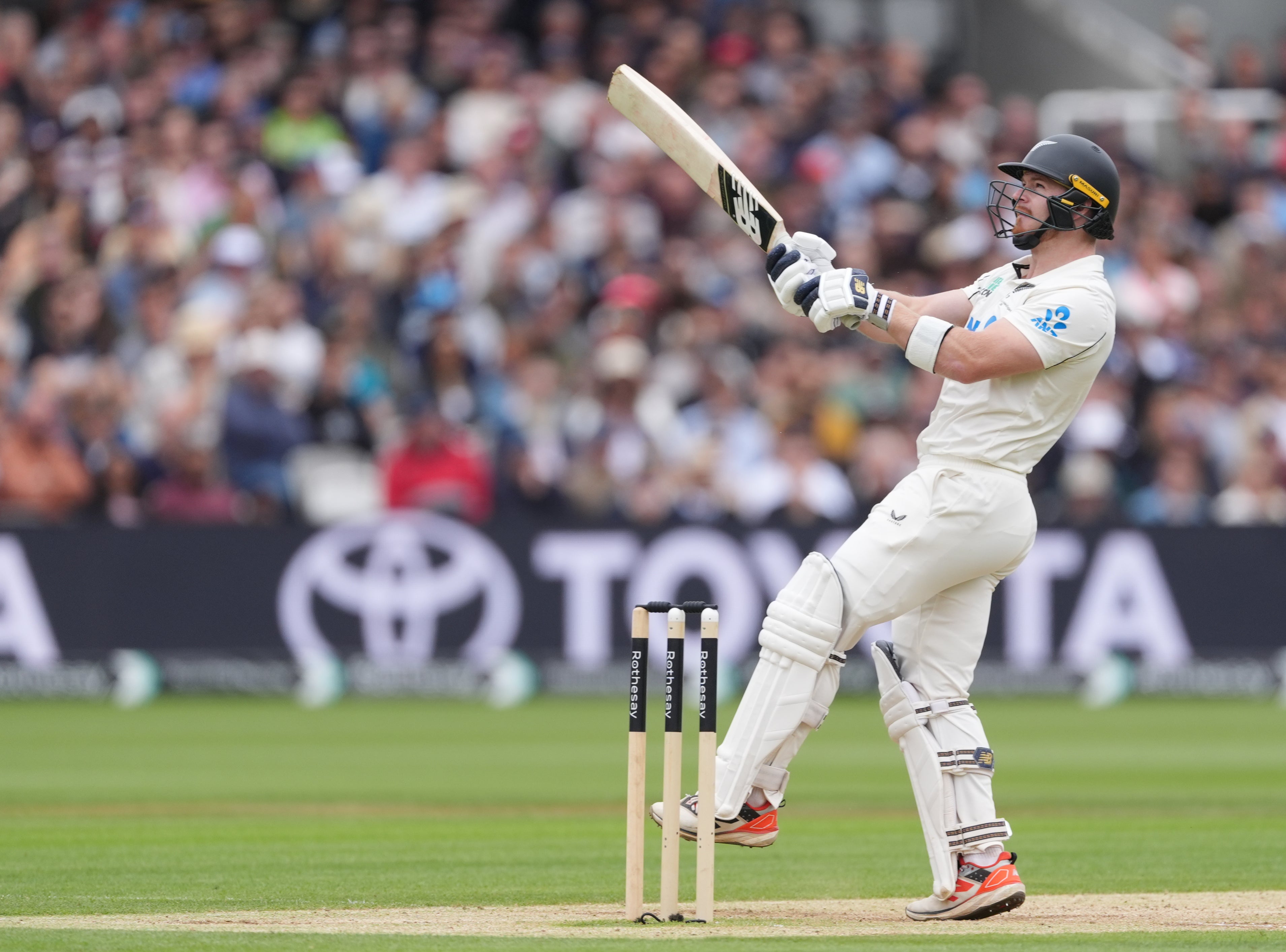 Glenn Phillips provided New Zealand’s only real resistance on day four (Ben Whitley/PA)