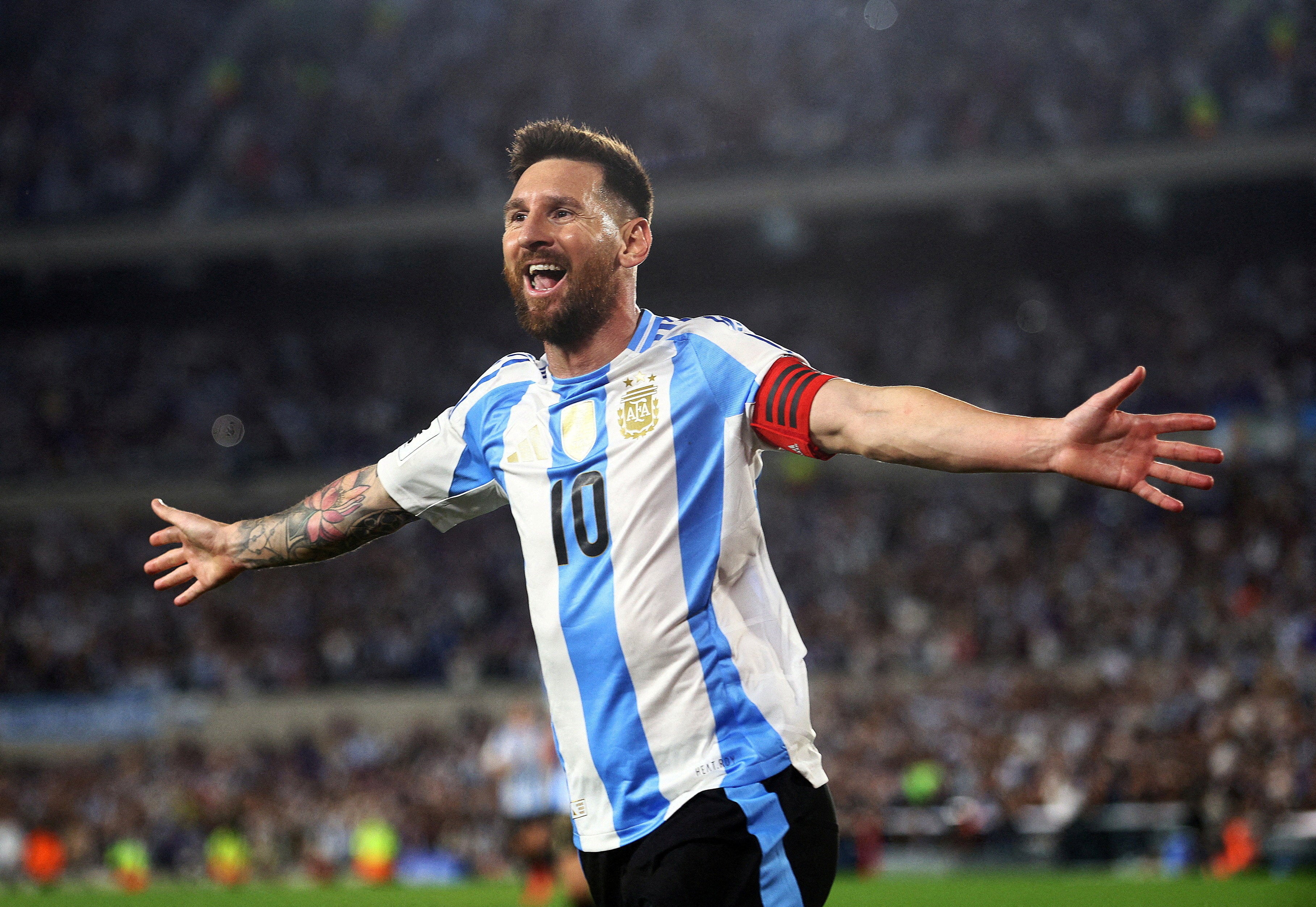 Lionel Messi will lead title contenders Argentina at this summer's World Cup (Reuters)