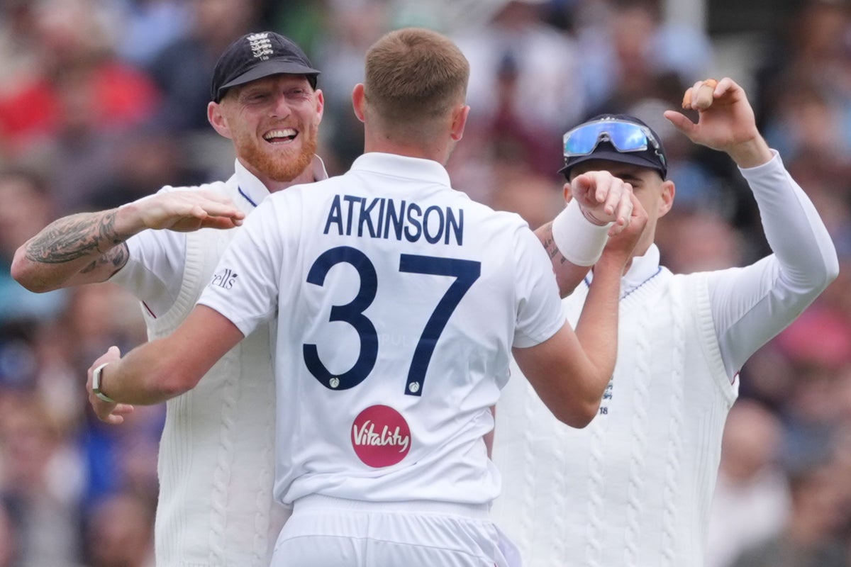 Gus Atkinson on Lord’s honours board again as England thrash