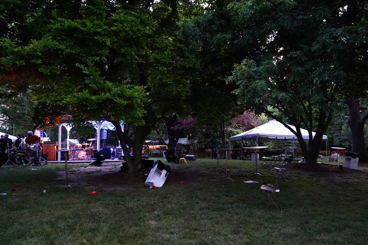 At least 12 people shot at an Ohio street festival and suspe