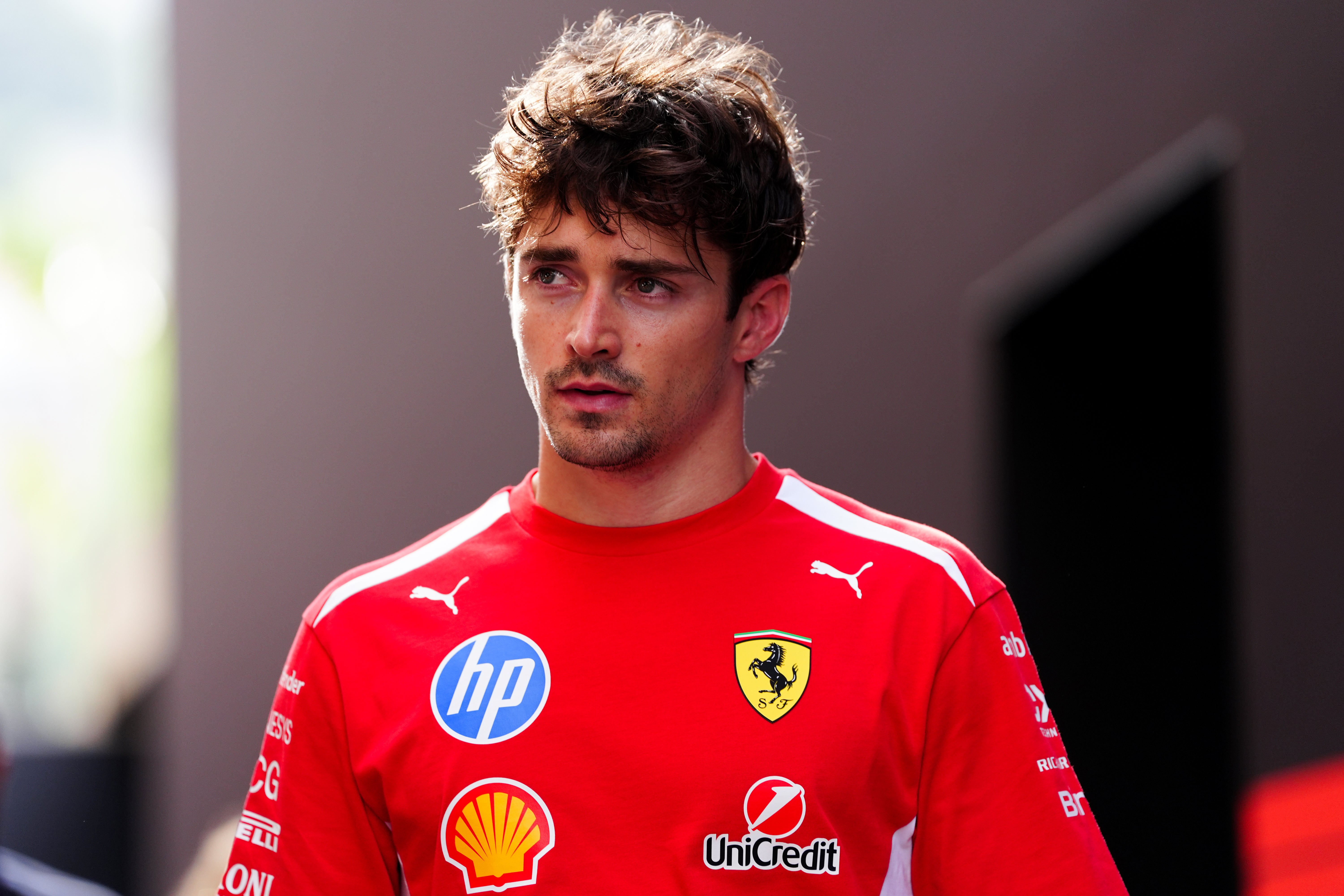 Ferrari driver Charles Leclerc was one of those who crashed (David Davies/PA) (PA Wire)