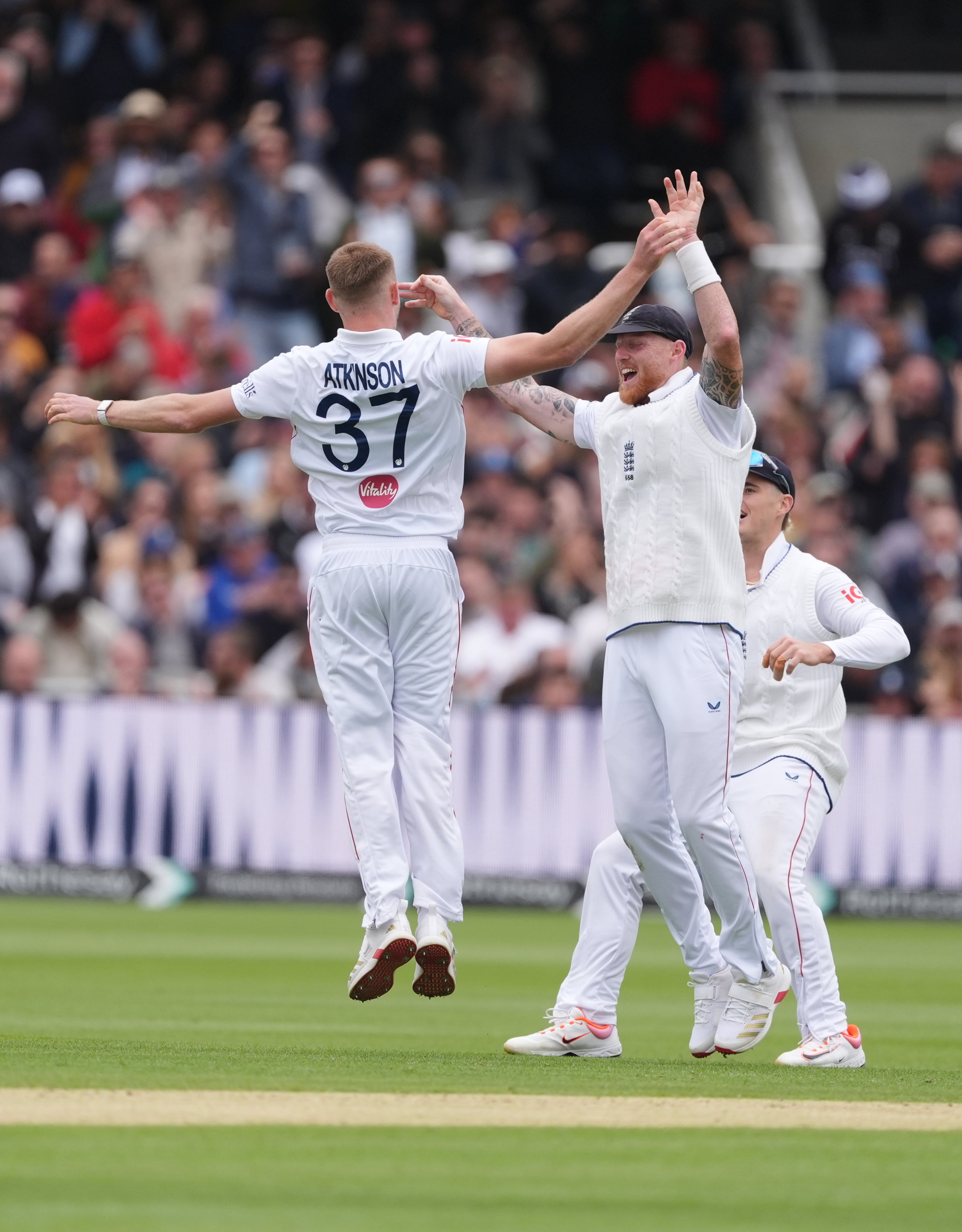 England wrapped up a 115-run first Test victory over New Zealand on Sunday (Ben Whitley/PA)