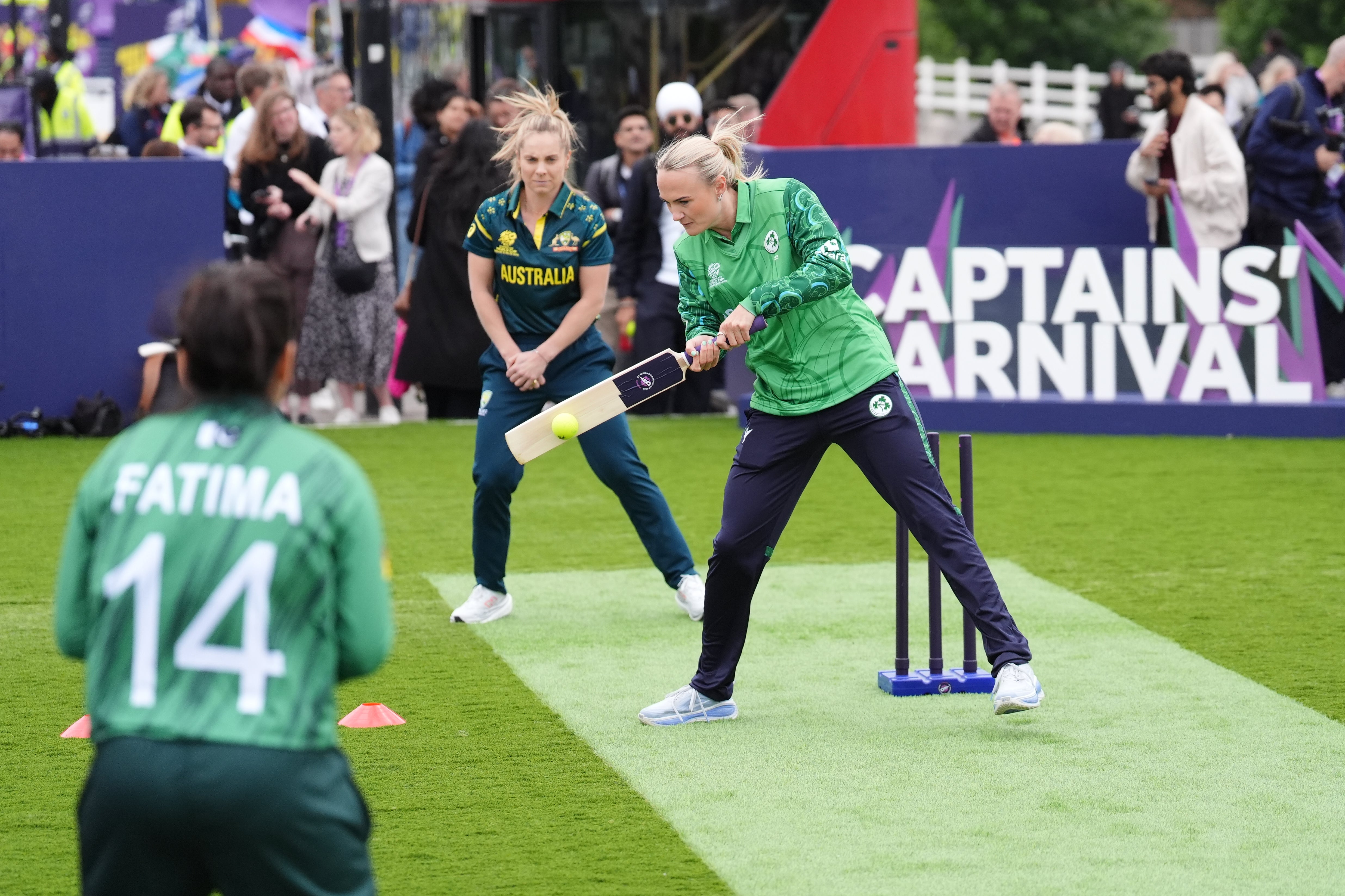 Ireland, captained by Gaby Lewis, are one of 12 teams taking part in the tournament (Jonathan Brady/PA)