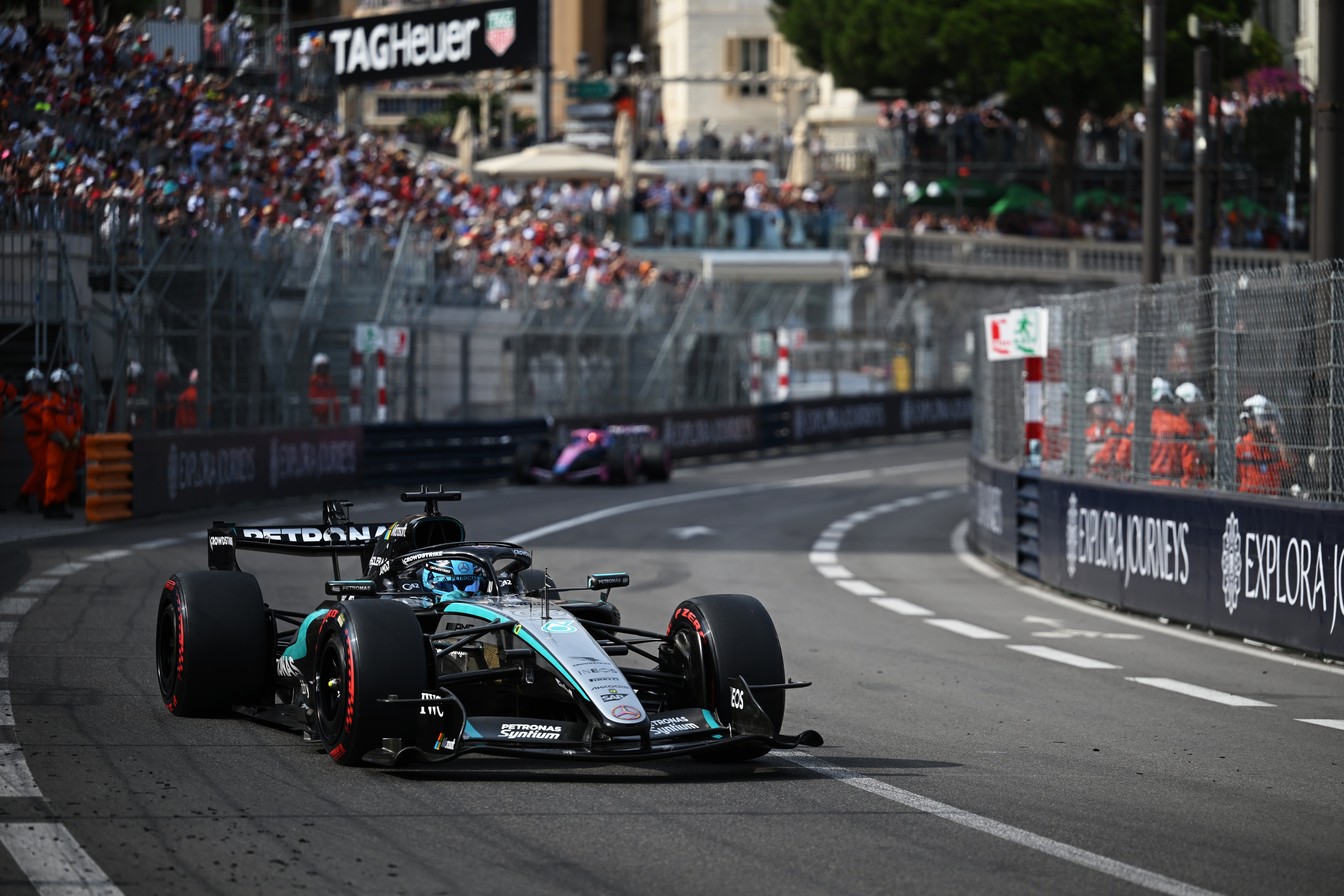 Russell is now 68 points behind Kimi Antonelli
