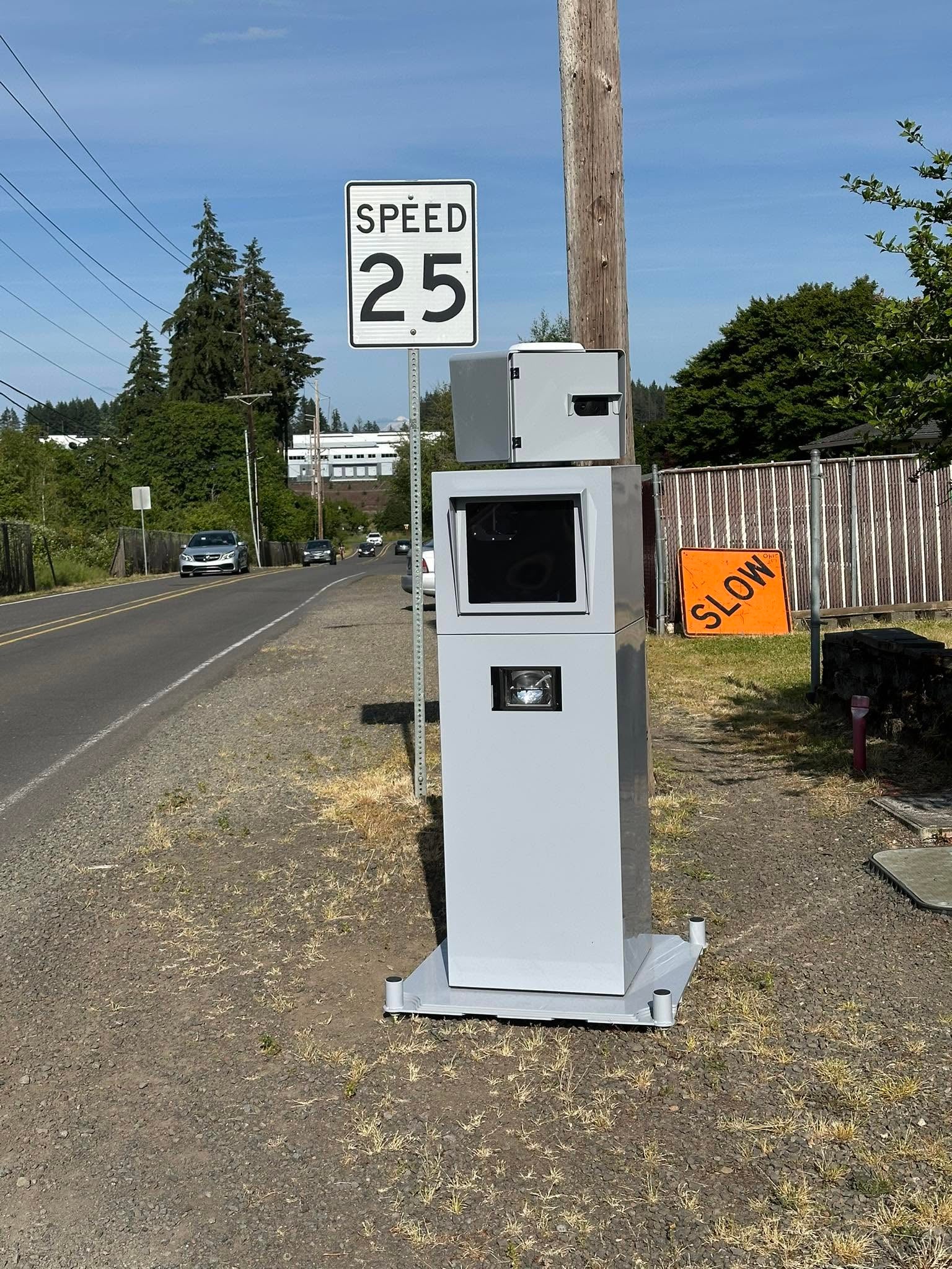 Police in Sherwood, Oregon, have caught 1,045 people speeding in just under two weeks, after installing cameras on a busy residential street