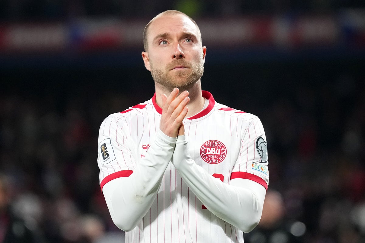 Christian Eriksen collapses again during Denmark friendly wi