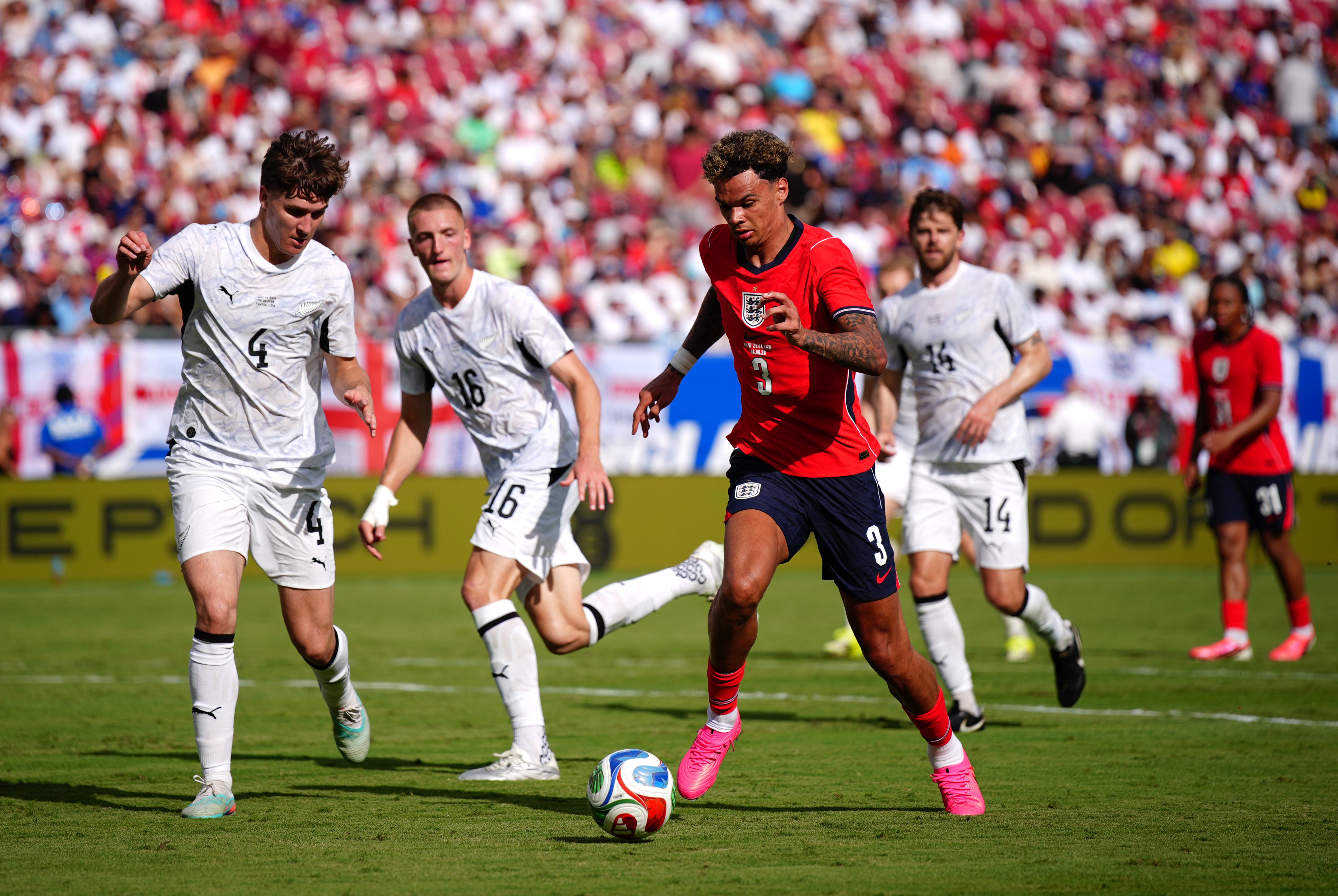 England beat New Zealand 1-0 in Saturday’s World Cup warm-up match (Bradley Collyer/PA)