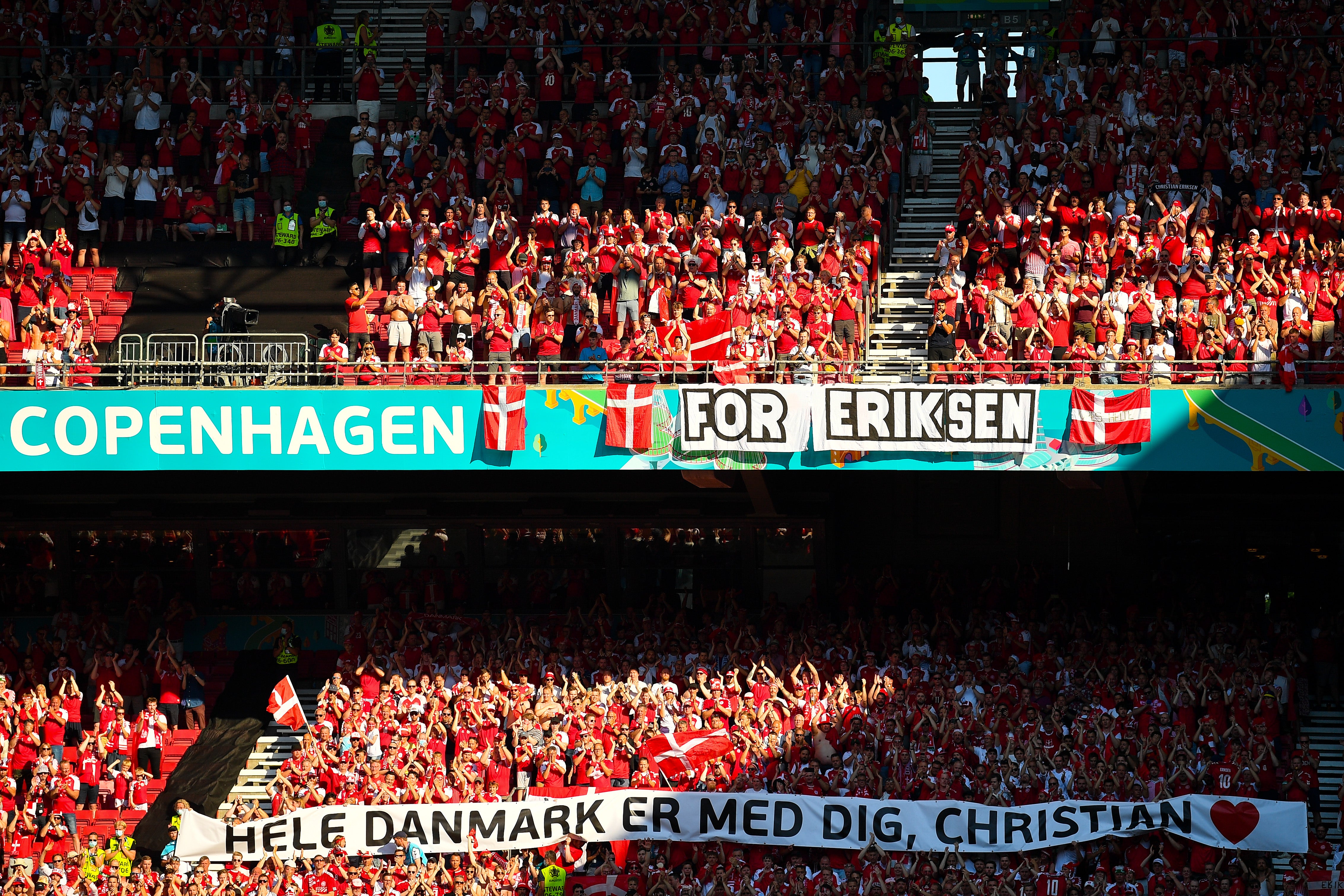 Christian Eriksen suffered a cardiac arrest at Euro 2020