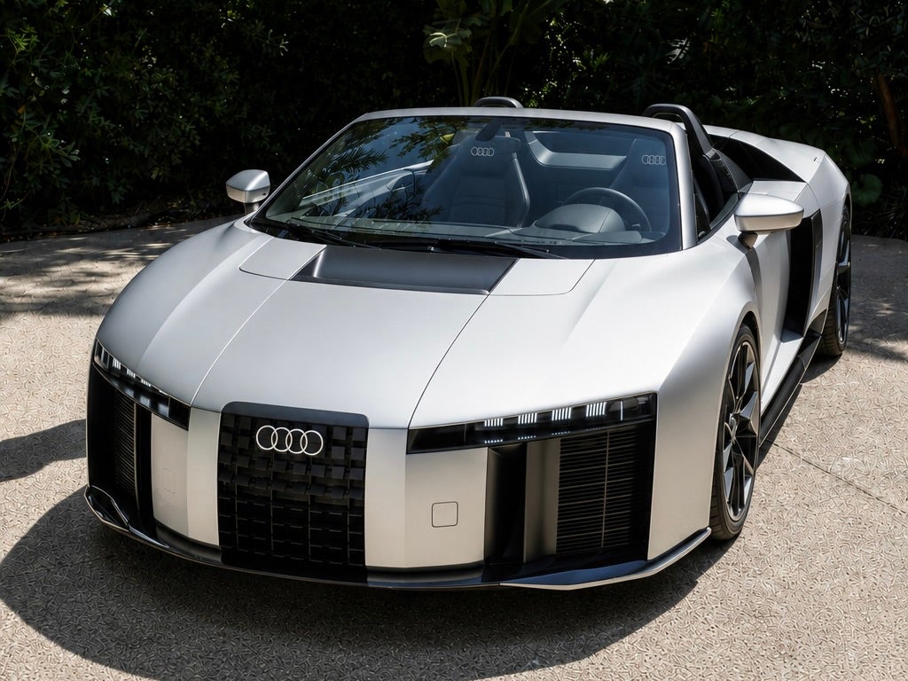 A roofless Audi Nuvolari Spyder has been spoken about by Audi board members – our render shows what it could look like (Steve Fowler)