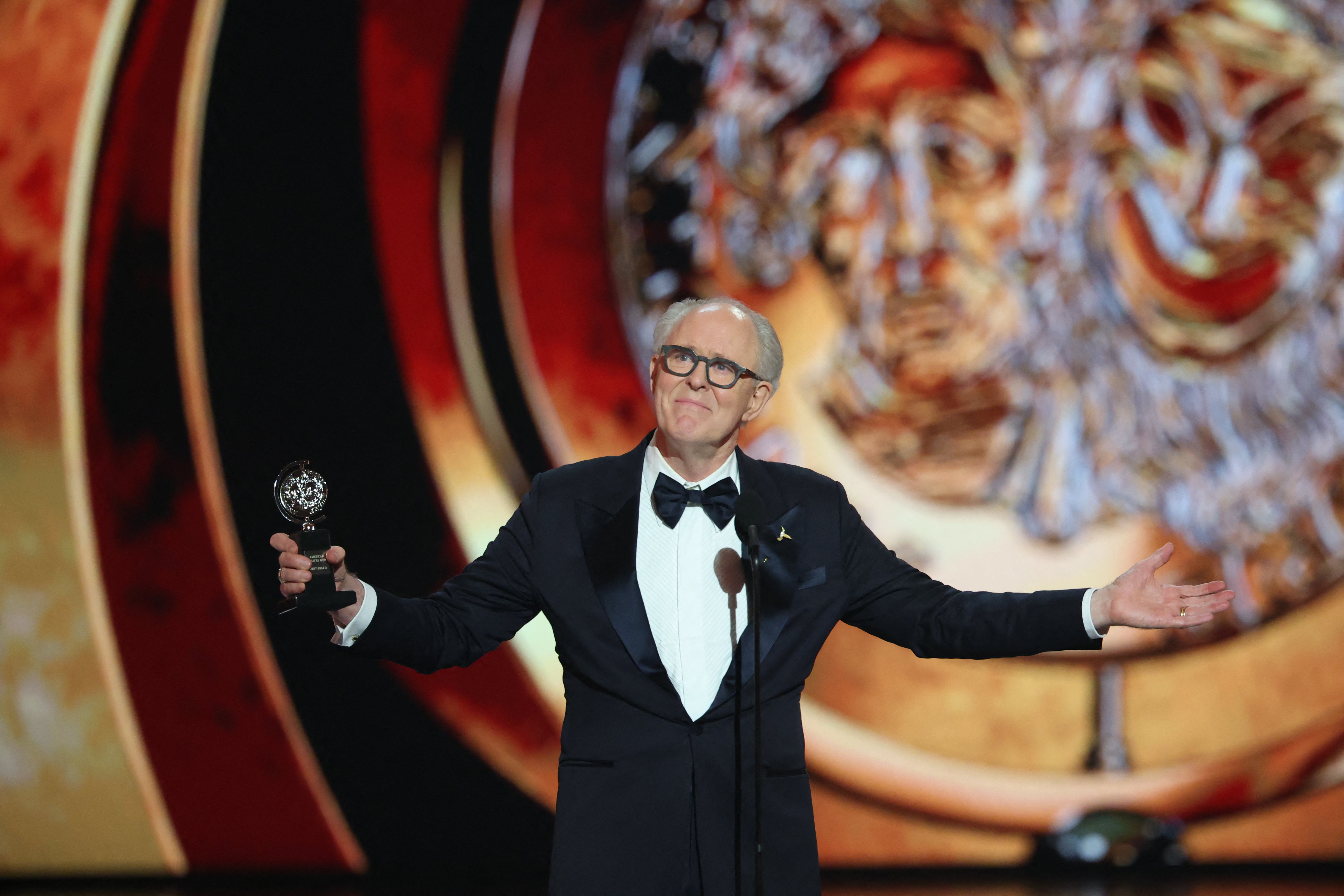 John Lithgow received the Tony Award for Lead Actor in a Play for ‘Giant’