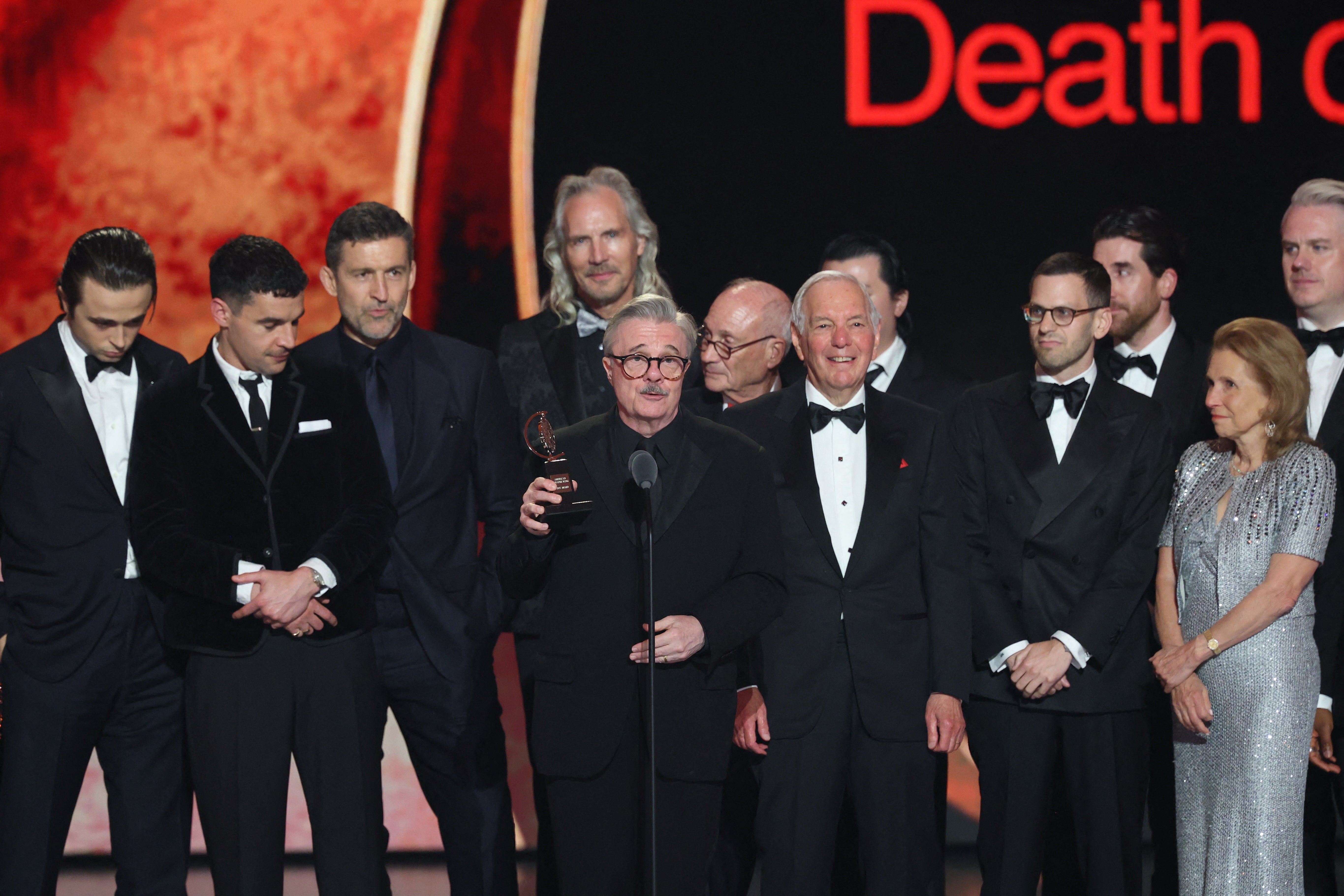 Nathan Lane accepted the award for Best Revival of a Play for ‘Arthur Miller's Death of a Salesman’