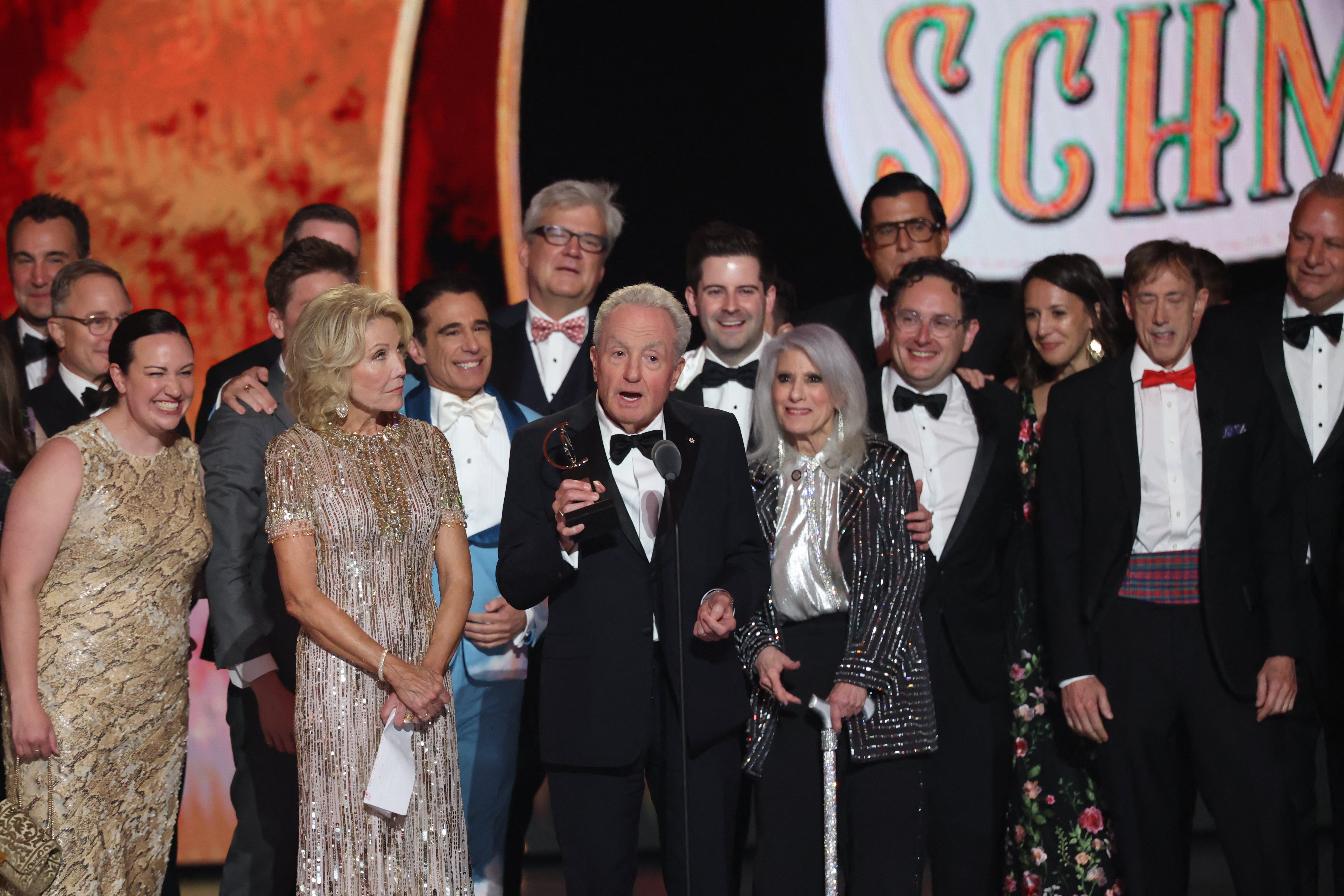 'Schmigadoon!' producer Lorne Michaels accepted the Tony Award for Best Musical